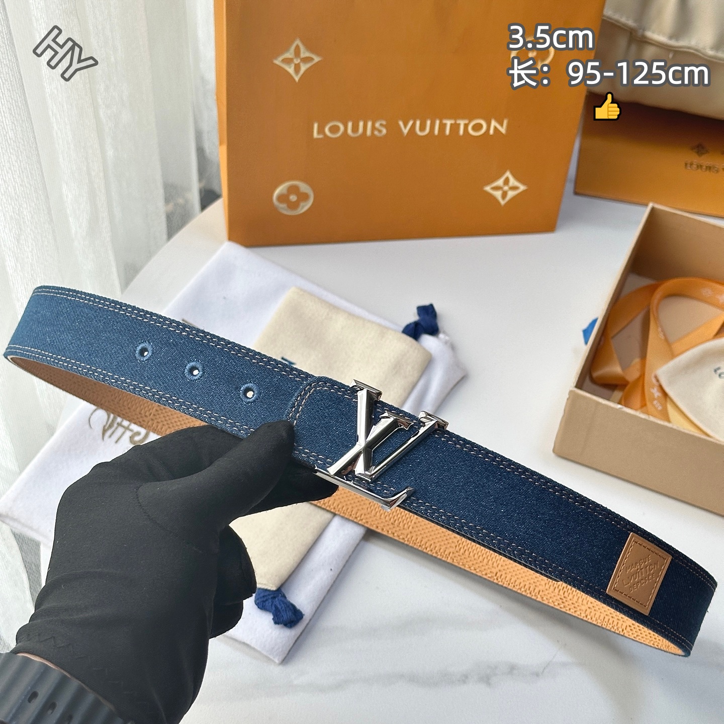 Cheap Louis Vuitton AAA Belts in 210030, $55 USD- [IB210030] - Replica Louis Vuitton AAA Belts