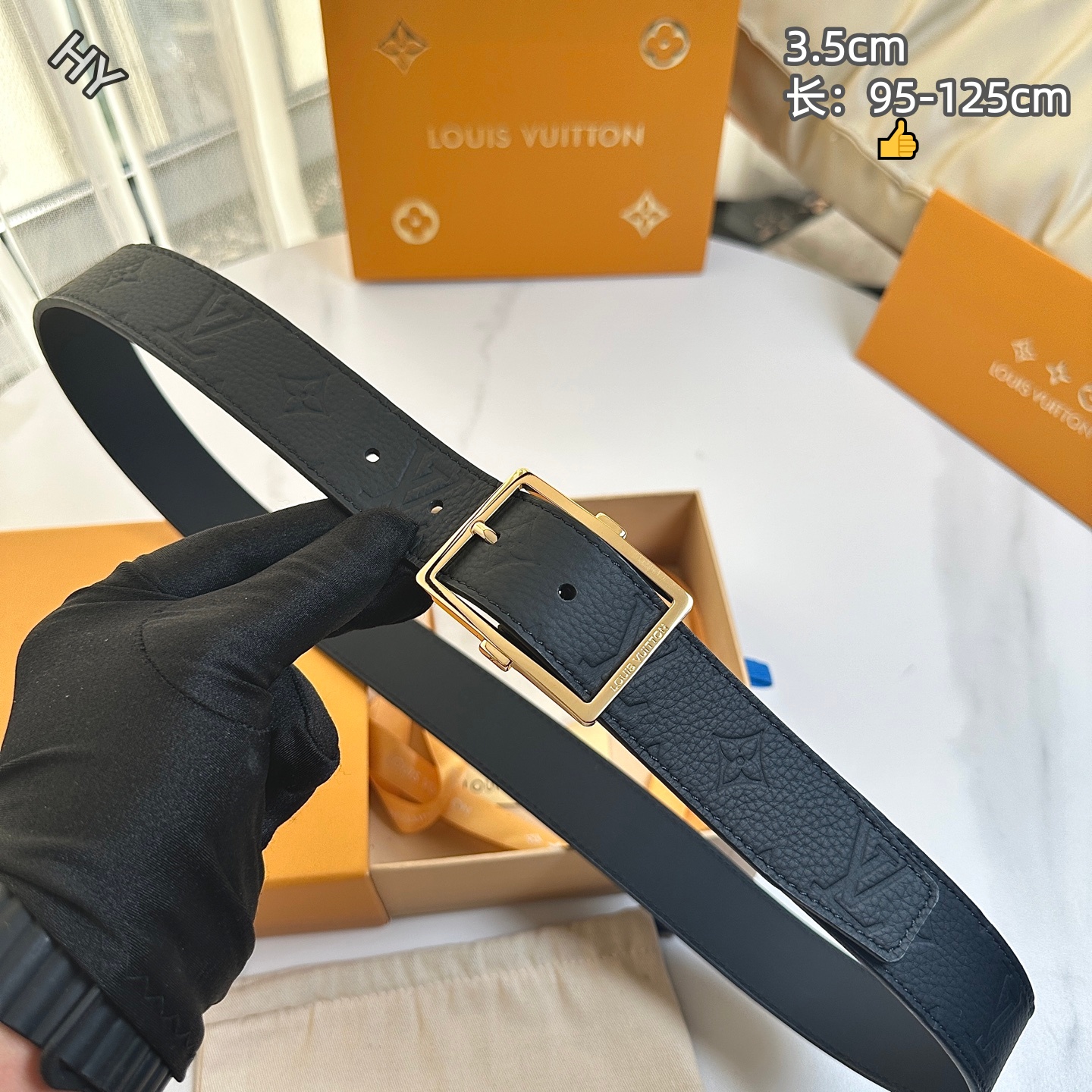 Cheap Louis Vuitton AAA Belts in 210040, $55 USD- [IB210040] - Replica Louis Vuitton AAA Belts