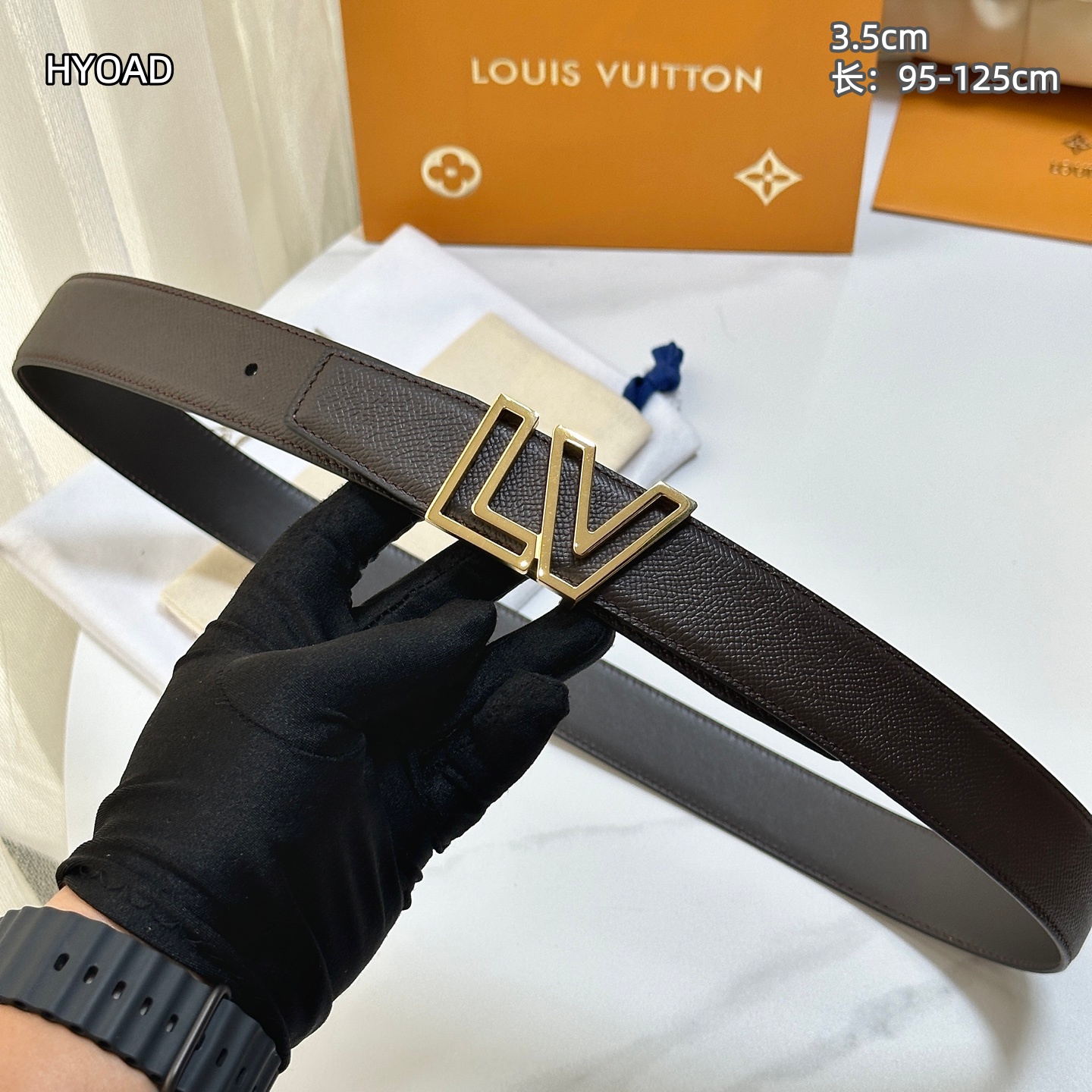 Cheap Louis Vuitton AAA Belts in 210057, $55 USD- [IB210057] - Replica Louis Vuitton AAA Belts