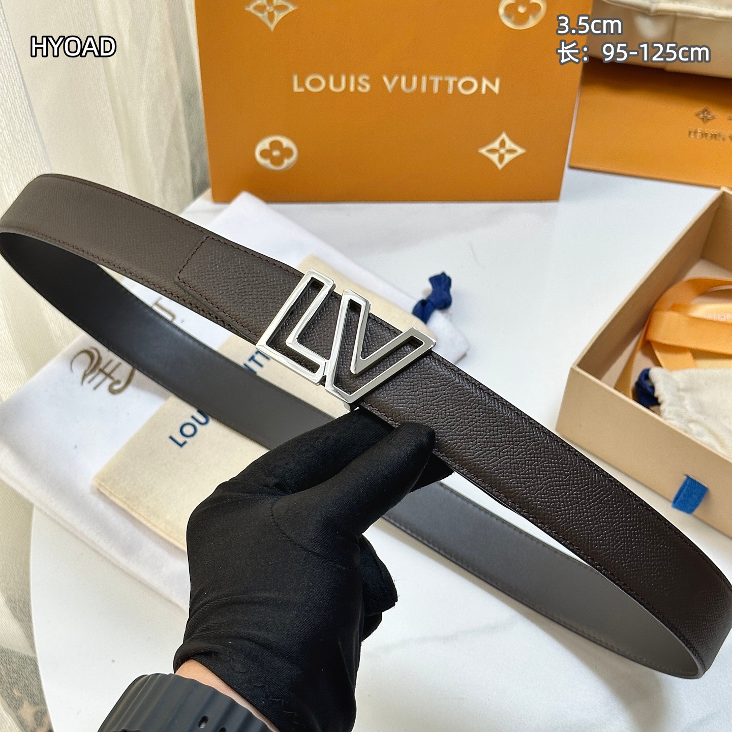 Cheap Louis Vuitton AAA Belts in 210058, $55 USD- [IB210058] - Replica Louis Vuitton AAA Belts