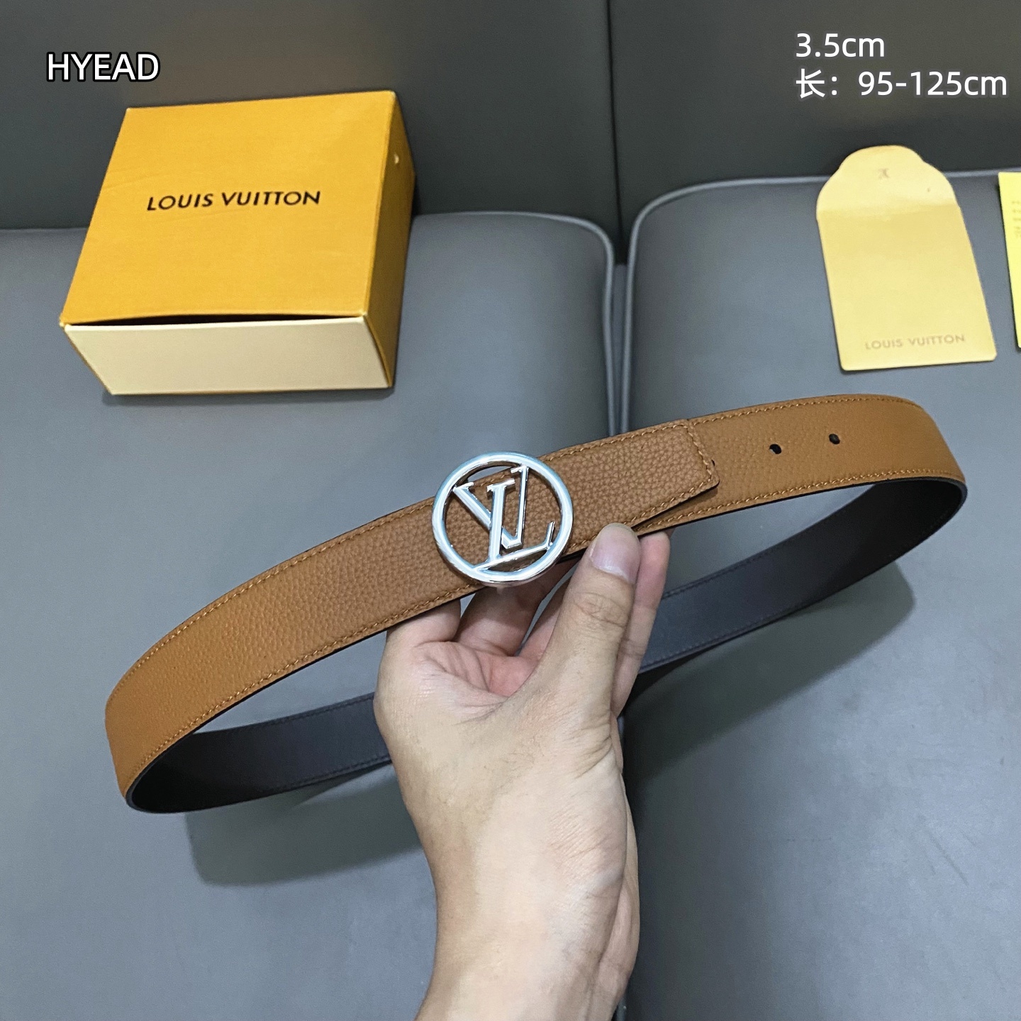 Cheap Louis Vuitton AAA Belts in 210068, $55 USD- [IB210068] - Replica Louis Vuitton AAA Belts