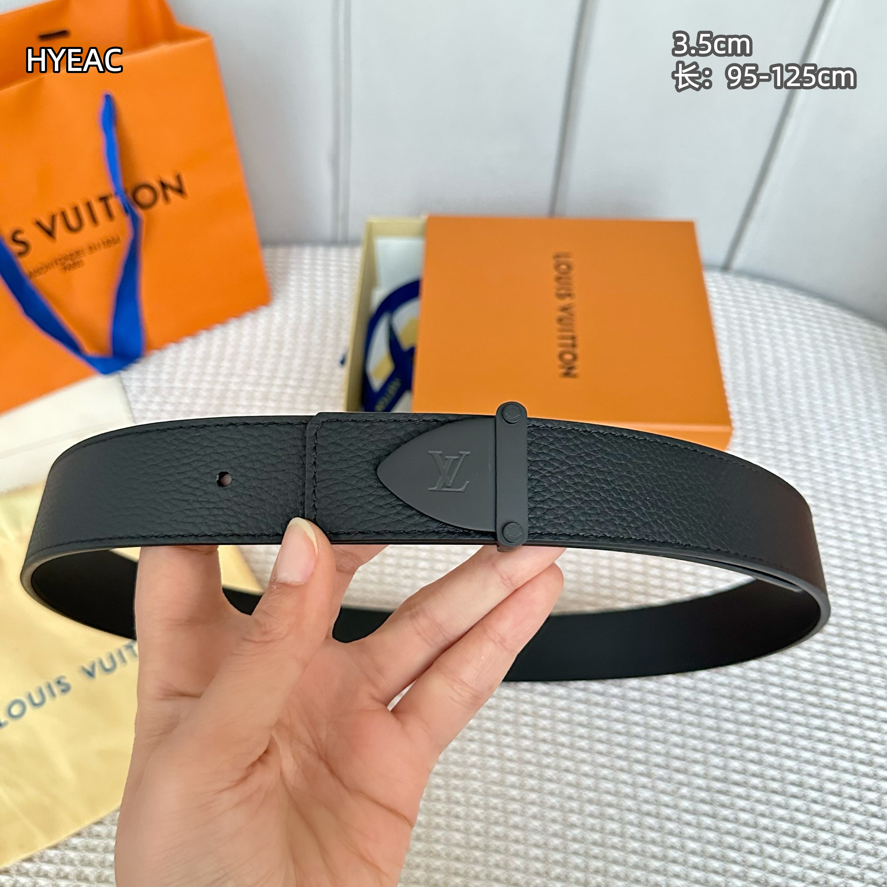 Cheap Louis Vuitton AAA Belts in 210076, $55 USD- [IB210076] - Replica Louis Vuitton AAA Belts