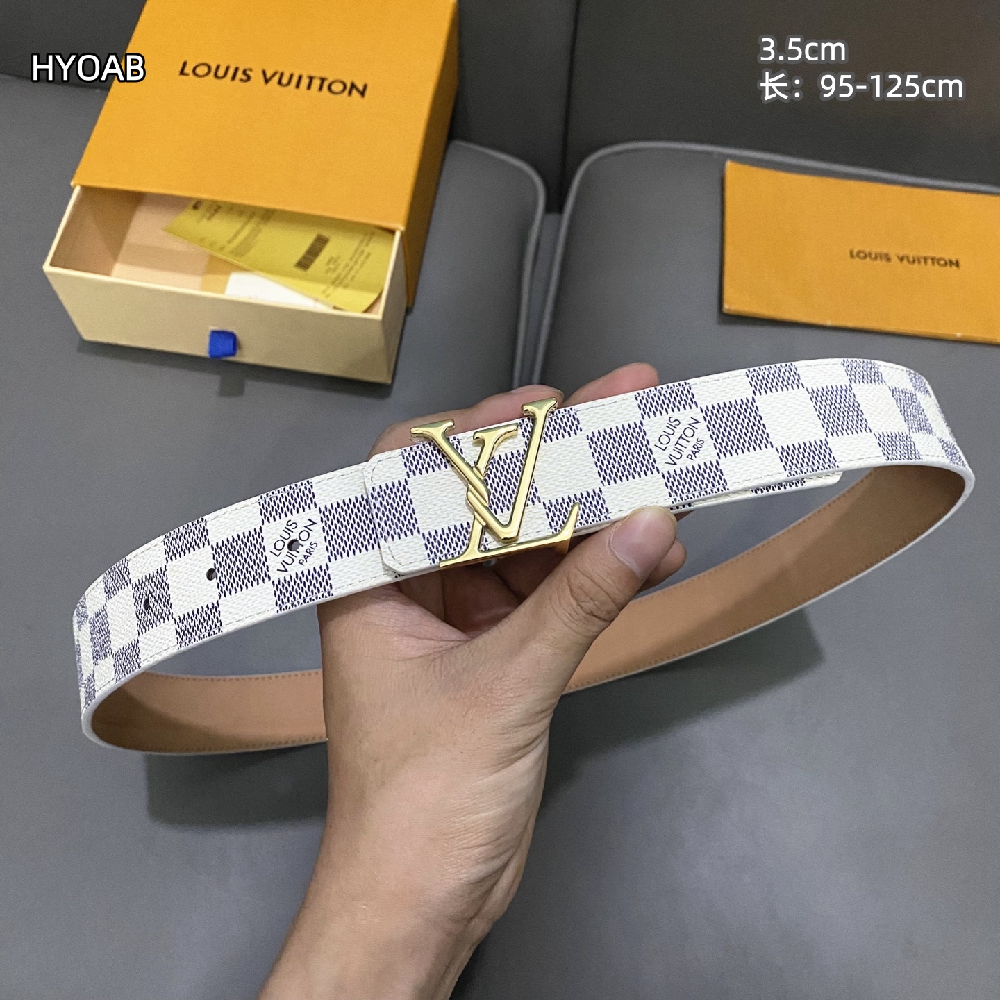 Cheap Louis Vuitton AAA Belts in 210082, $55 USD- [IB210082] - Replica Louis Vuitton AAA Belts