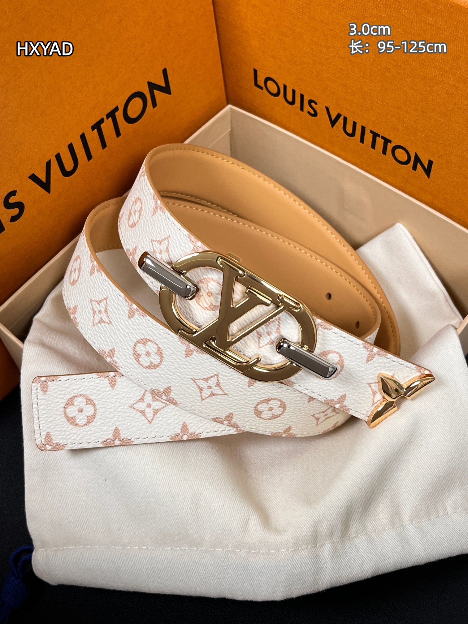 Cheap Louis Vuitton AAA Belts in 210099, $55 USD- [IB210099] - Replica Louis Vuitton AAA Belts