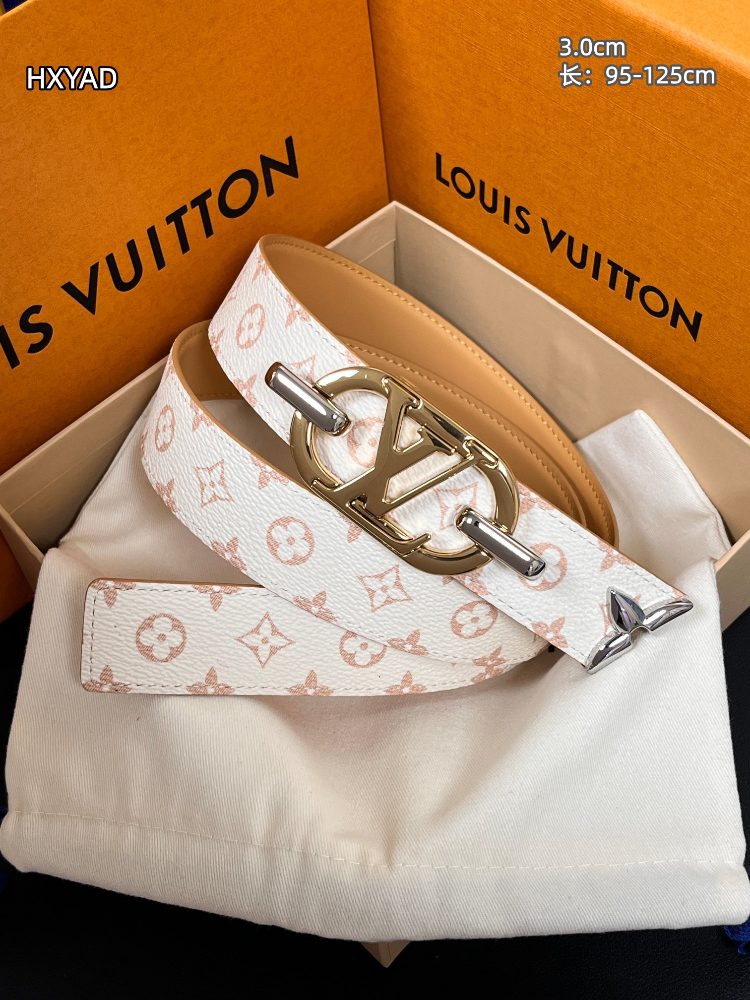 Cheap Louis Vuitton AAA Belts in 210100, $55 USD- [IB210100] - Replica Louis Vuitton AAA Belts