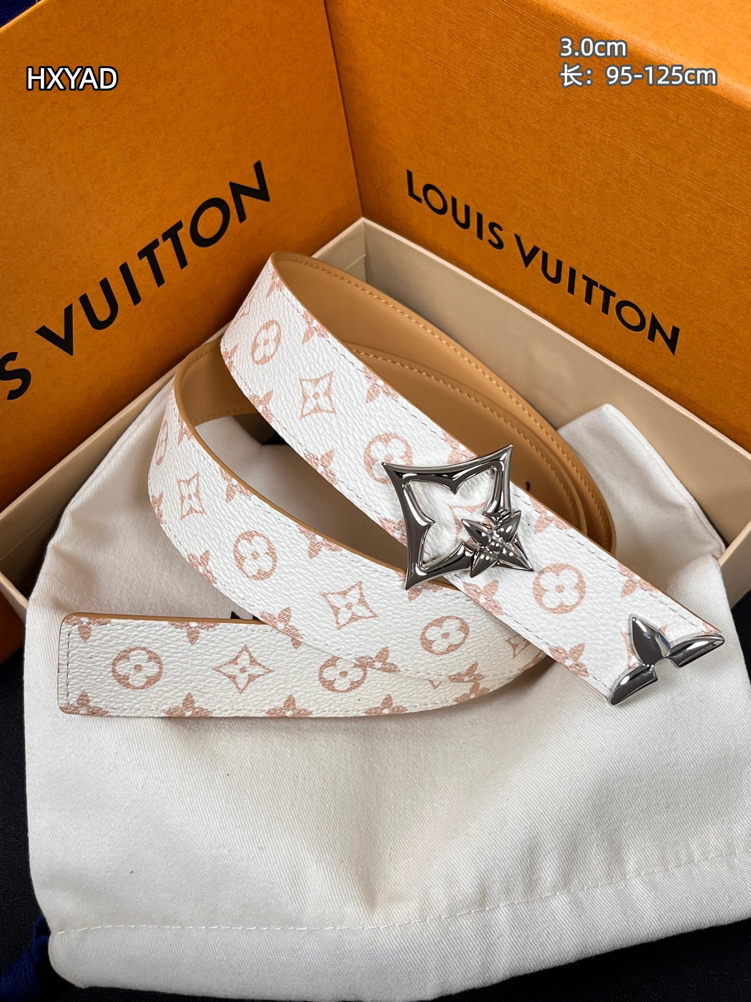 Cheap Louis Vuitton AAA Belts in 210104, $55 USD- [IB210104] - Replica Louis Vuitton AAA Belts