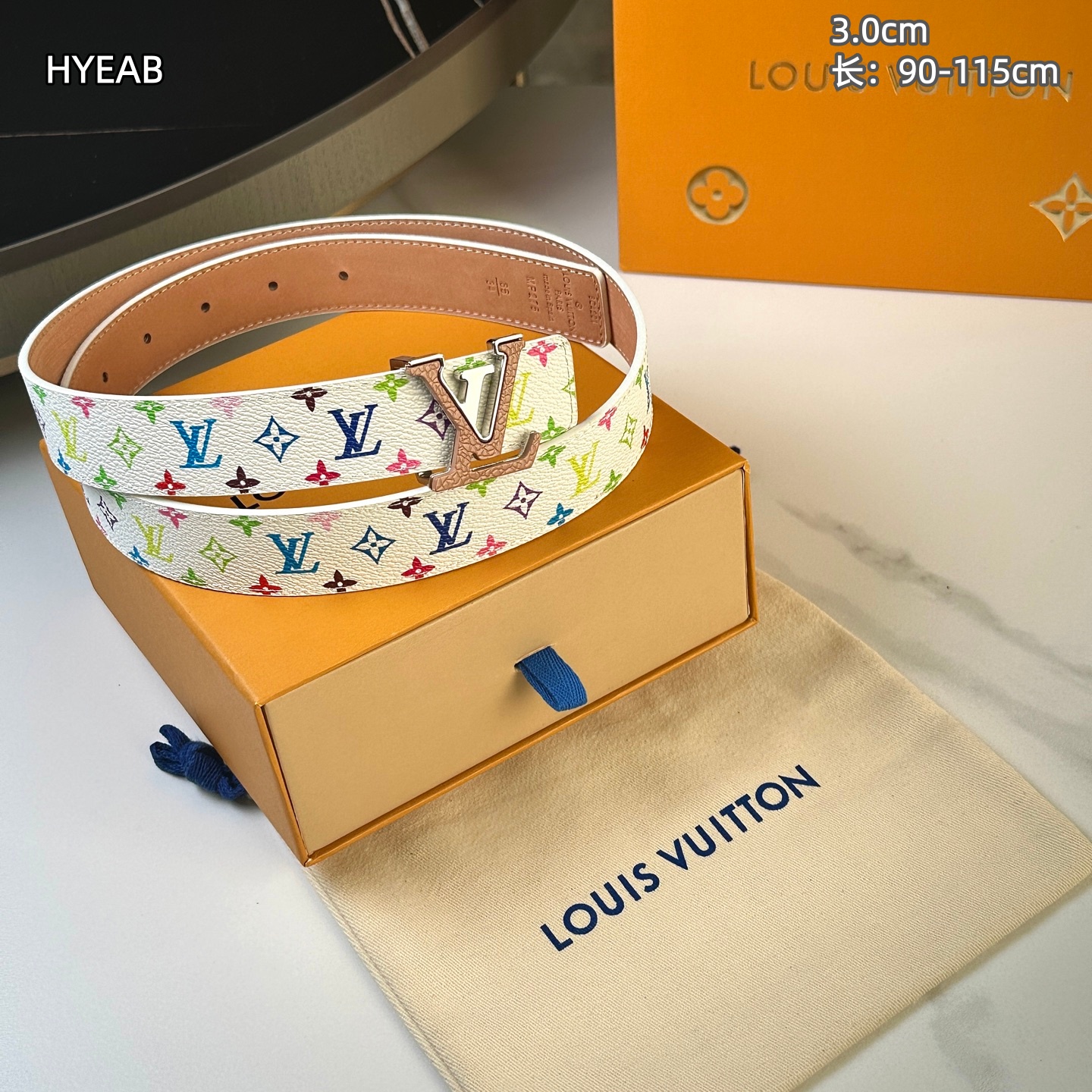 Cheap Louis Vuitton AAA Belts in 210115, $55 USD- [IB210115] - Replica Louis Vuitton AAA Belts