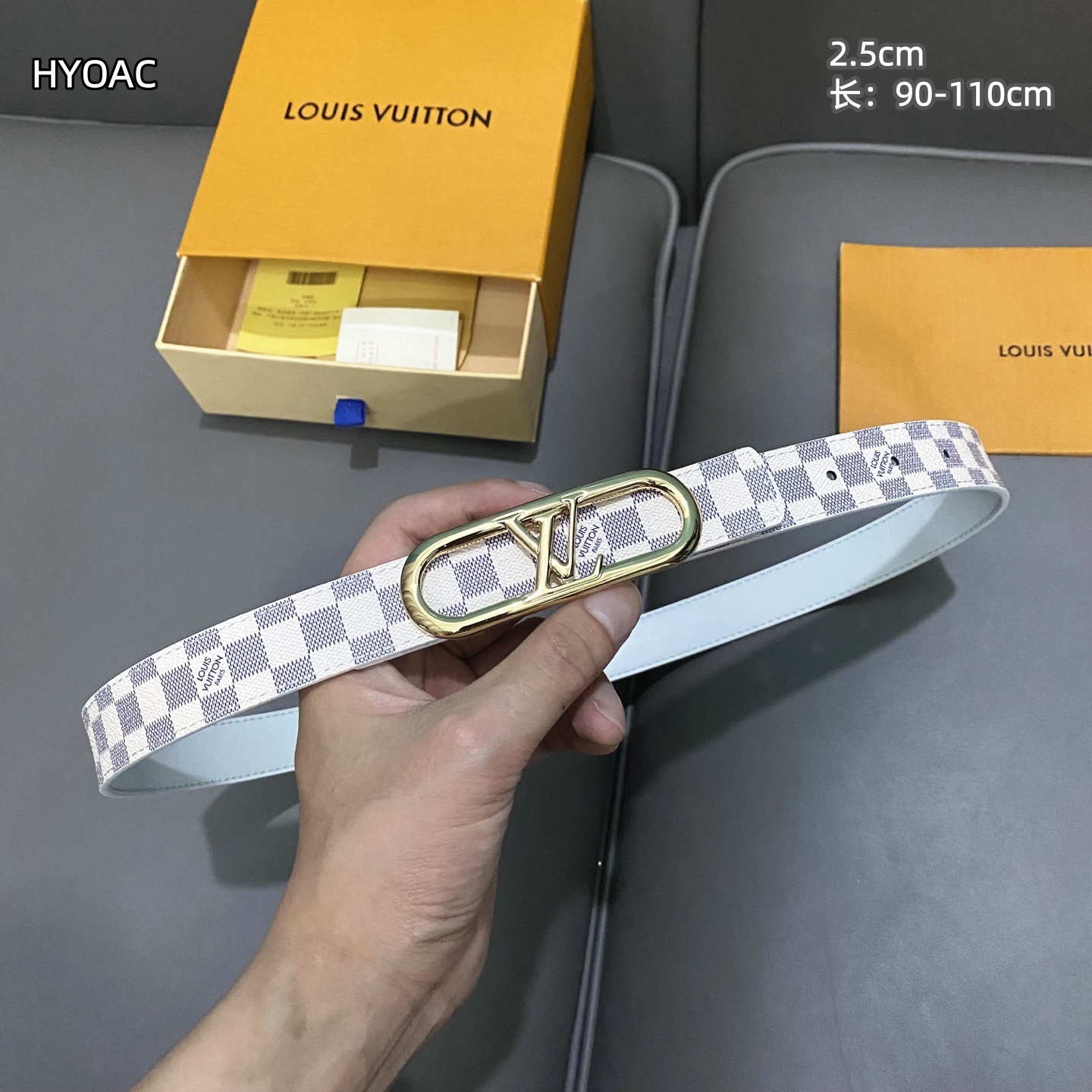 Cheap Louis Vuitton AAA Belts in 210118, $55 USD- [IB210118] - Replica Louis Vuitton AAA Belts