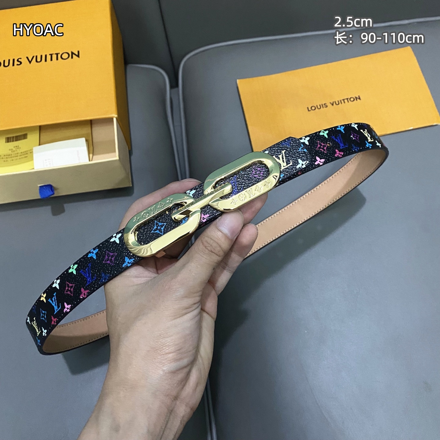 Cheap Louis Vuitton AAA Belts in 210119, $55 USD- [IB210119] - Replica Louis Vuitton AAA Belts