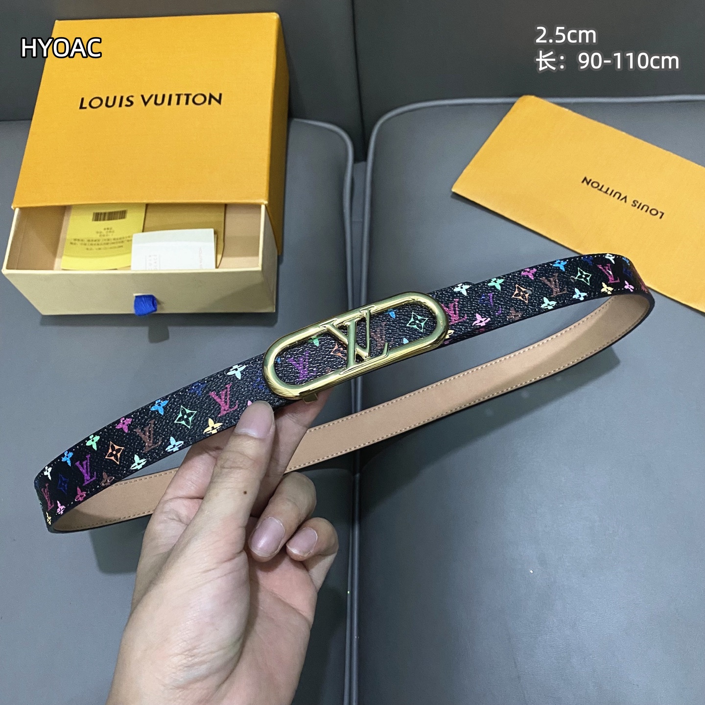 Cheap Louis Vuitton AAA Belts in 210120, $55 USD- [IB210120] - Replica Louis Vuitton AAA Belts