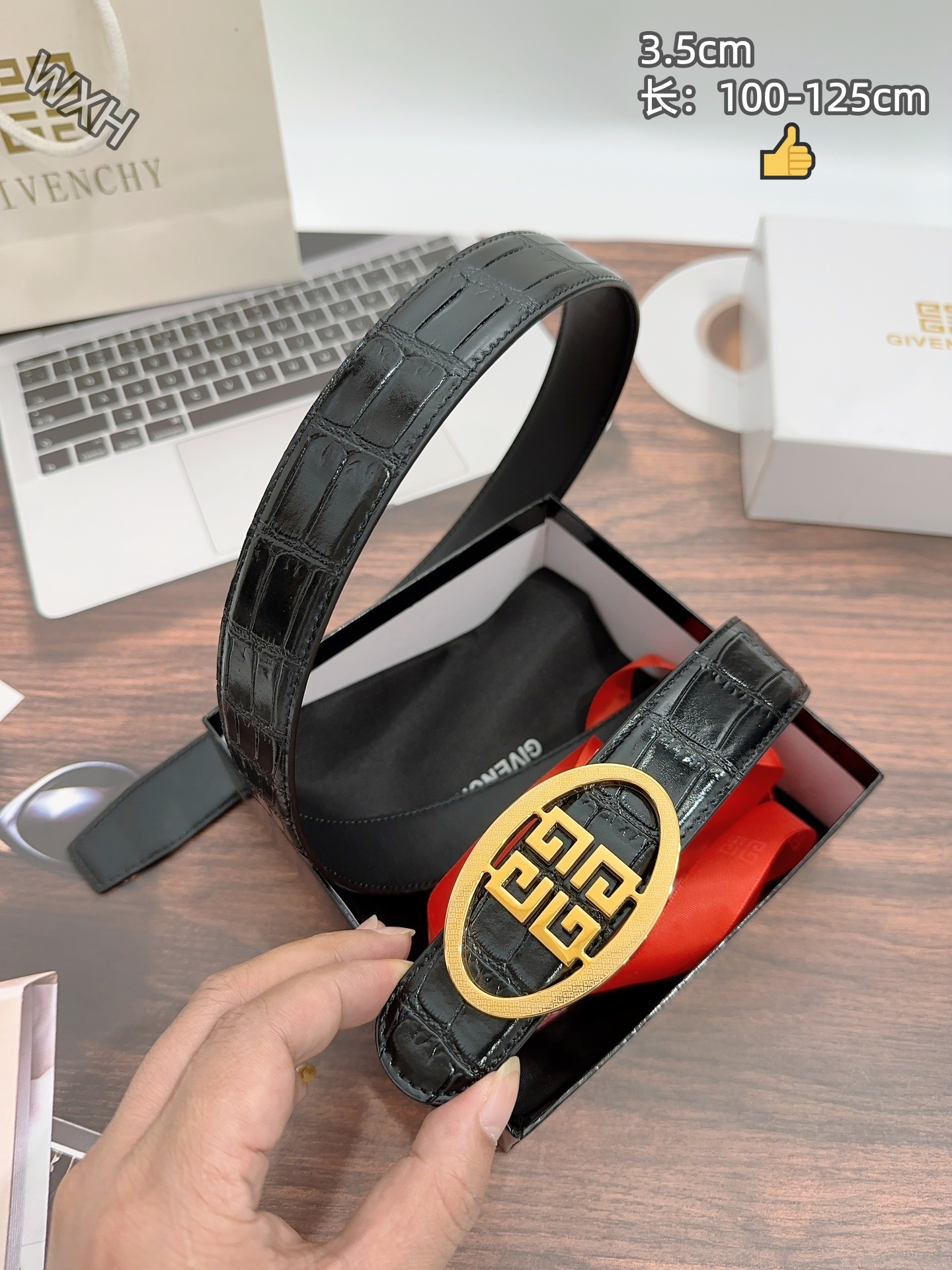 Cheap Givenchy aaa Belts in 210126, $55 USD- [IB210126] - Replica Givenchy aaa Belts