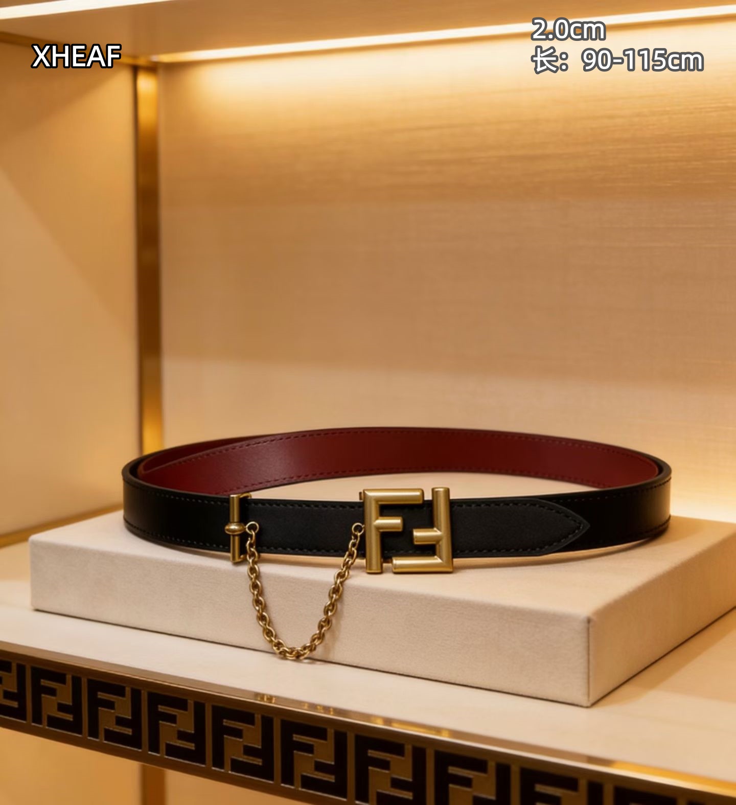 Cheap Fendi AAA Quality Belts in 210252, $55 USD- [IB210252] - Replica Fendi AAA Quality Belts