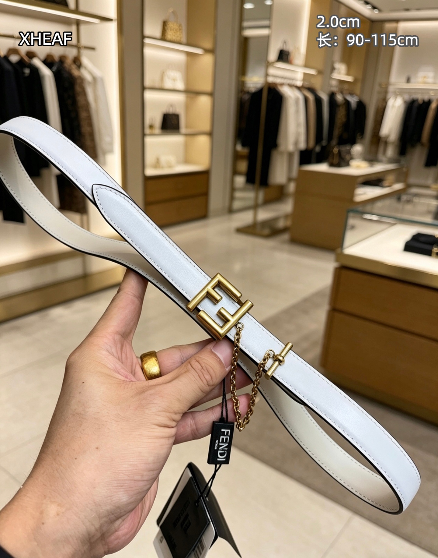 Cheap Fendi AAA Quality Belts in 210254, $55 USD- [IB210254] - Replica Fendi AAA Quality Belts