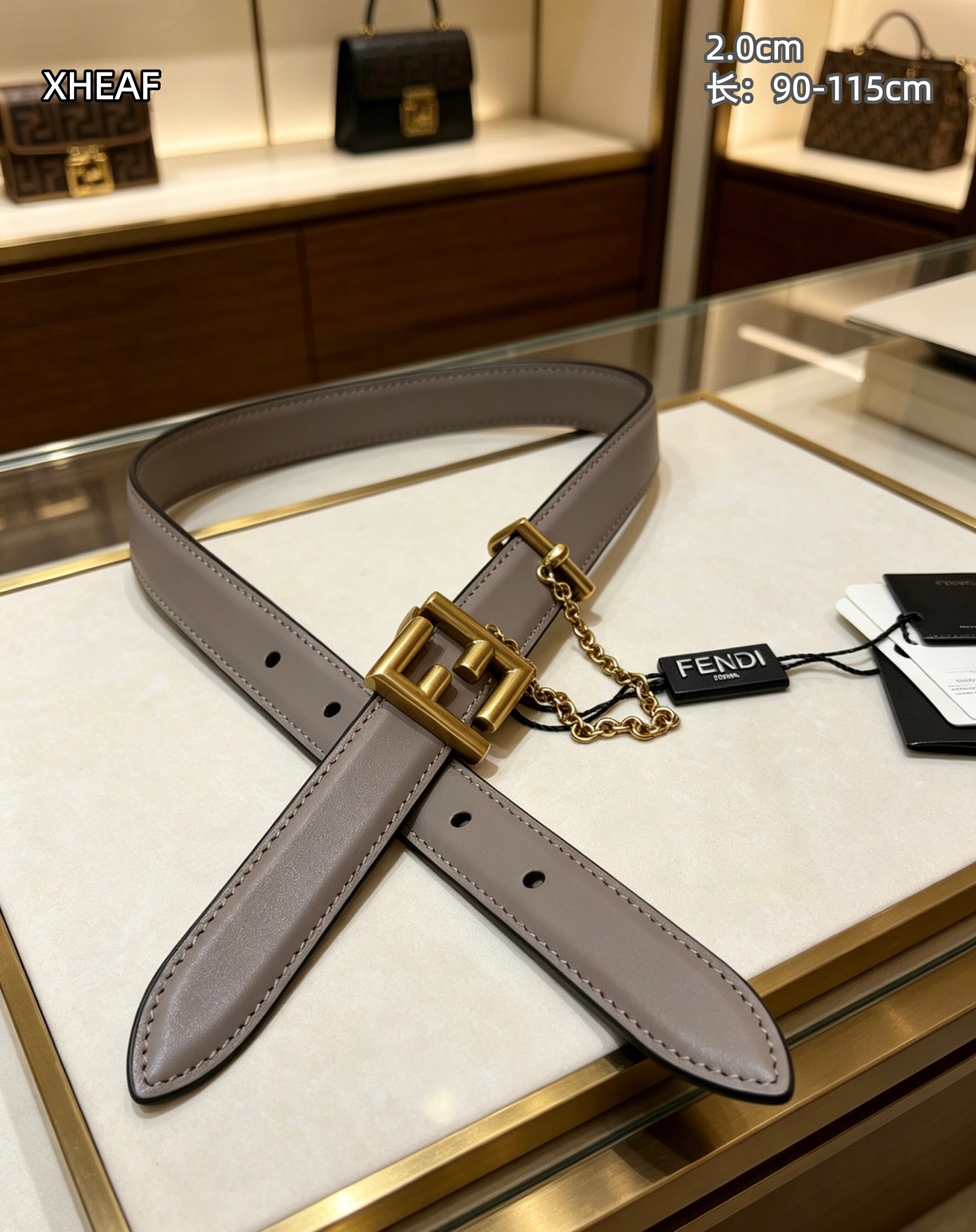 Cheap Fendi AAA Quality Belts in 210255, $55 USD- [IB210255] - Replica Fendi AAA Quality Belts