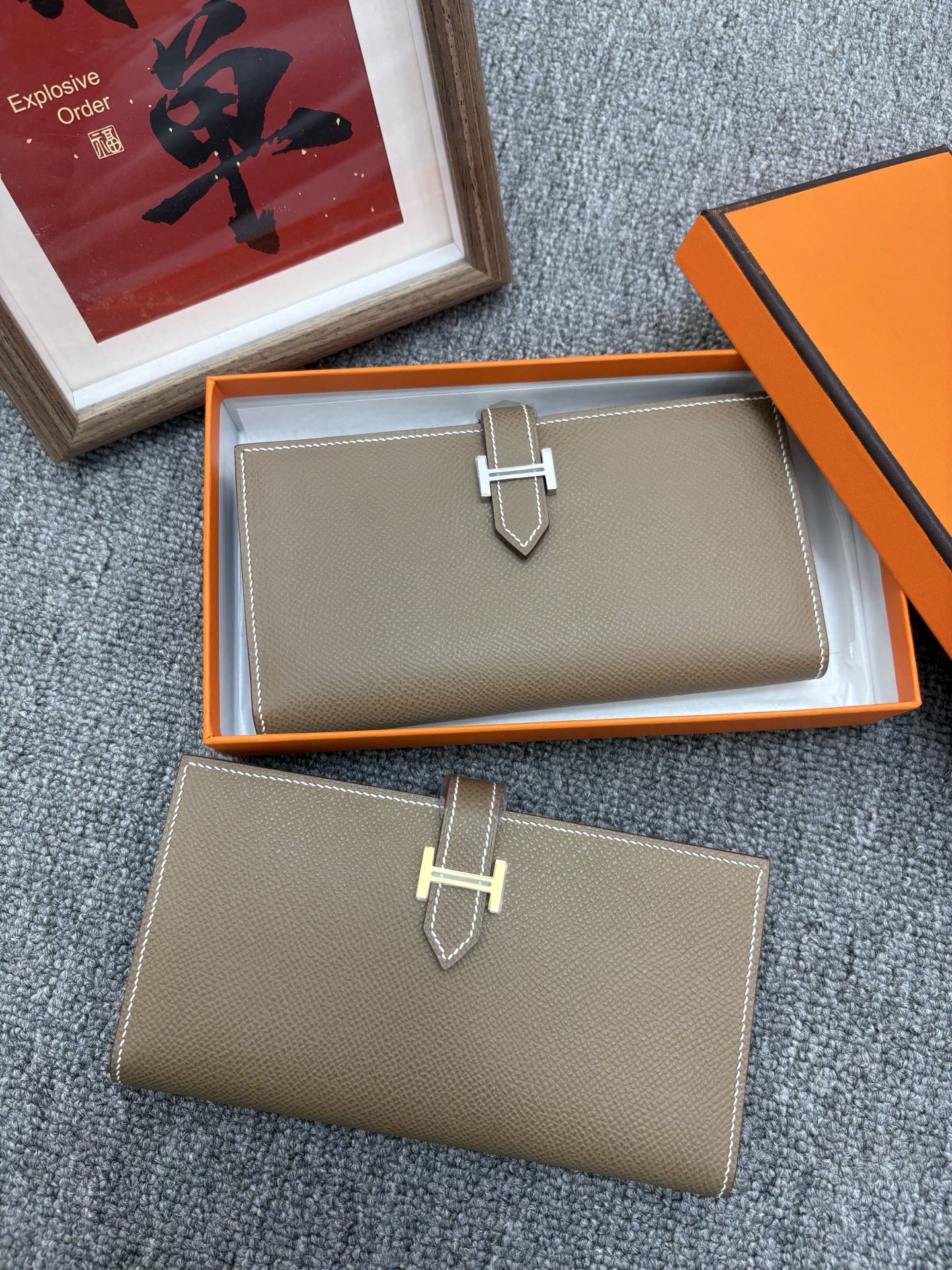 Cheap Hermes AAA quality Wallets in 210741, $50 USD- [IB210741] - Replica Hermes AAA quality Wallets