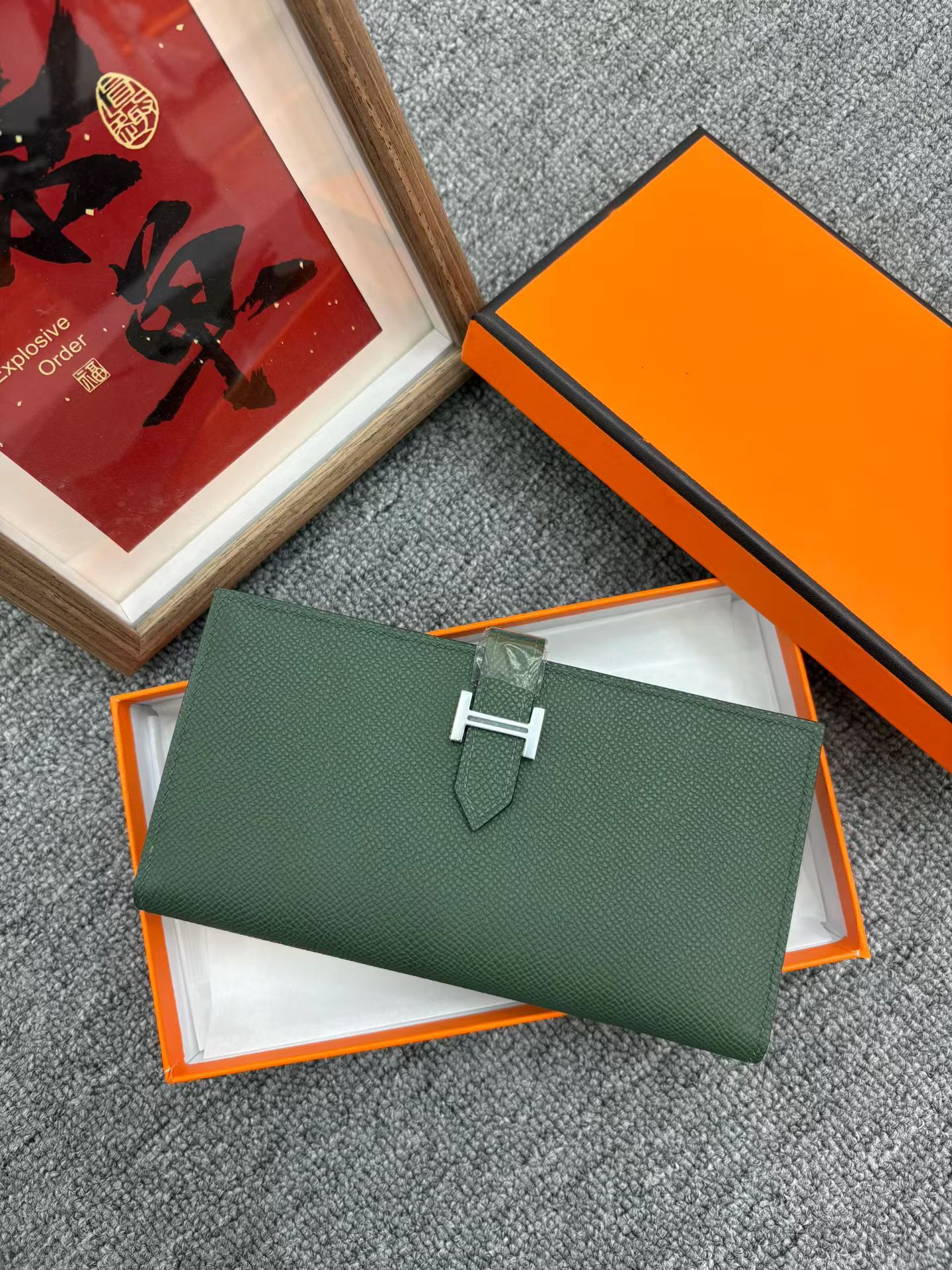 Cheap Hermes AAA quality Wallets in 210755, $50 USD- [IB210755] - Replica Hermes AAA quality Wallets