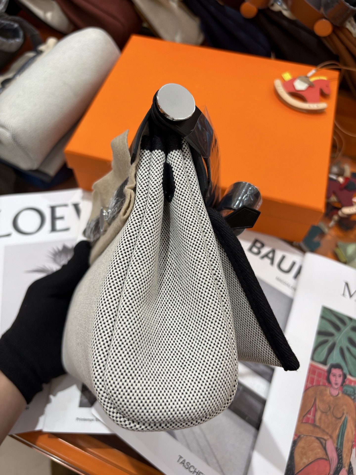 Cheap Hermes  AAA Quality Handbags in 210769, $125 USD- [IB210769] - Replica Hermes  AAA Quality Handbags