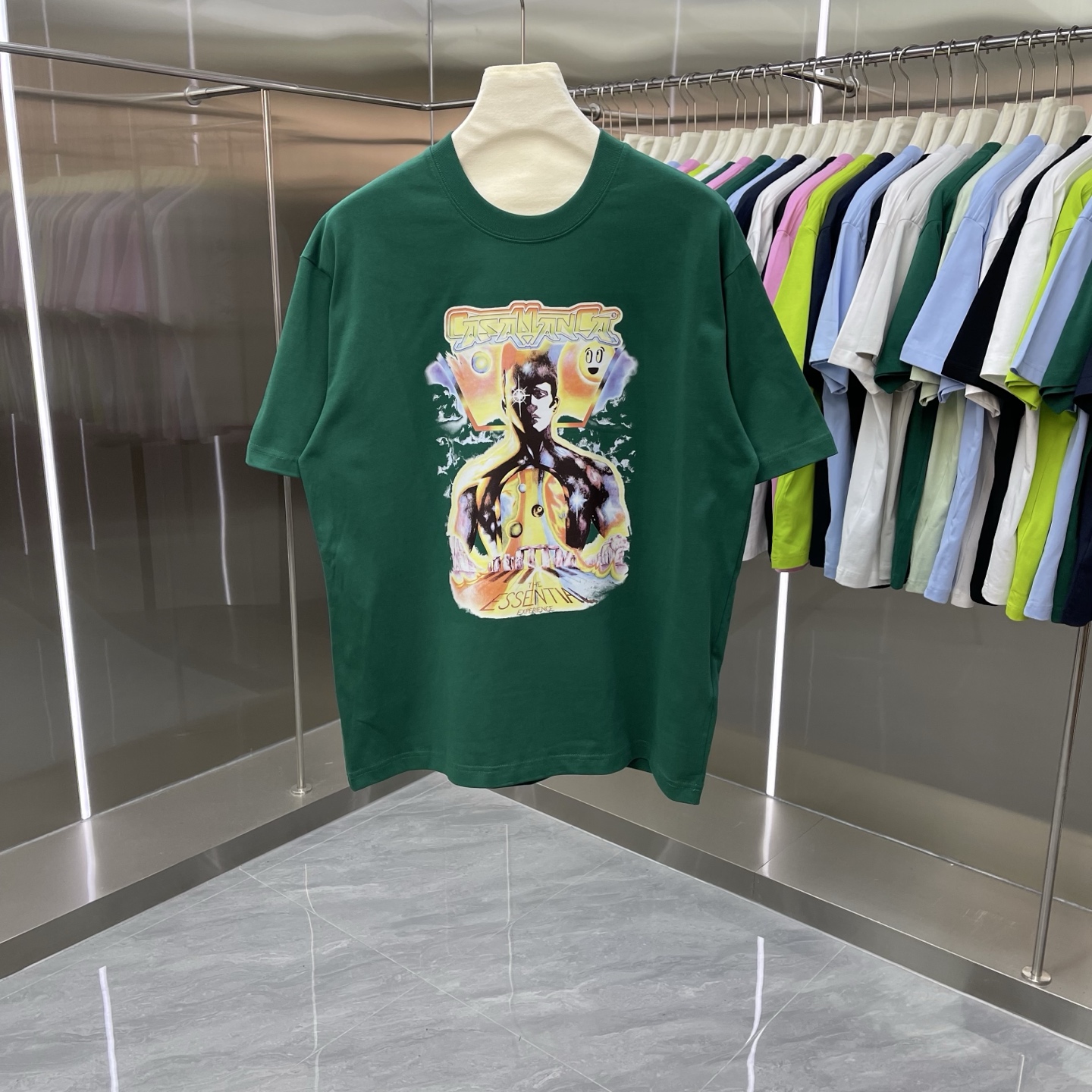 Cheap Casablanca T-shirts for Men in 210901, $30 USD- [IB210901] - Replica Casablanca T-shirts for Men