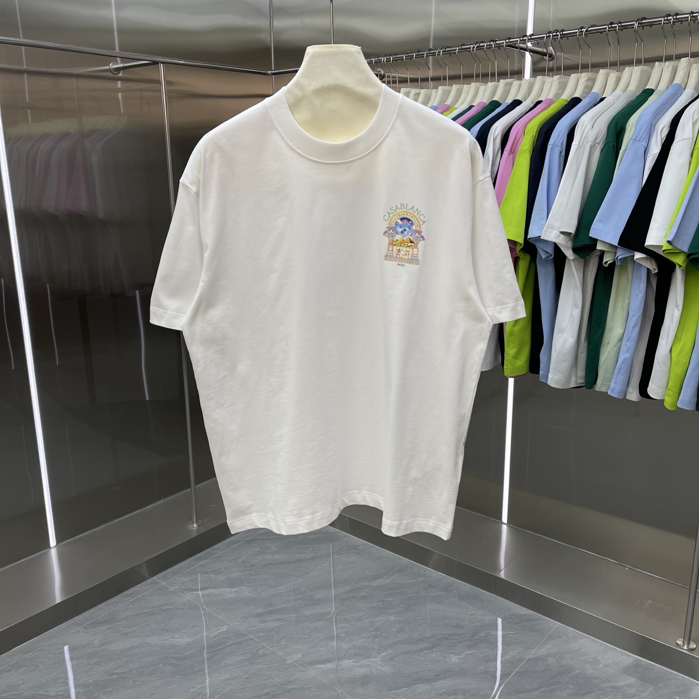 Cheap Casablanca T-shirts for Men in 210905, $30 USD- [IB210905] - Replica Casablanca T-shirts for Men