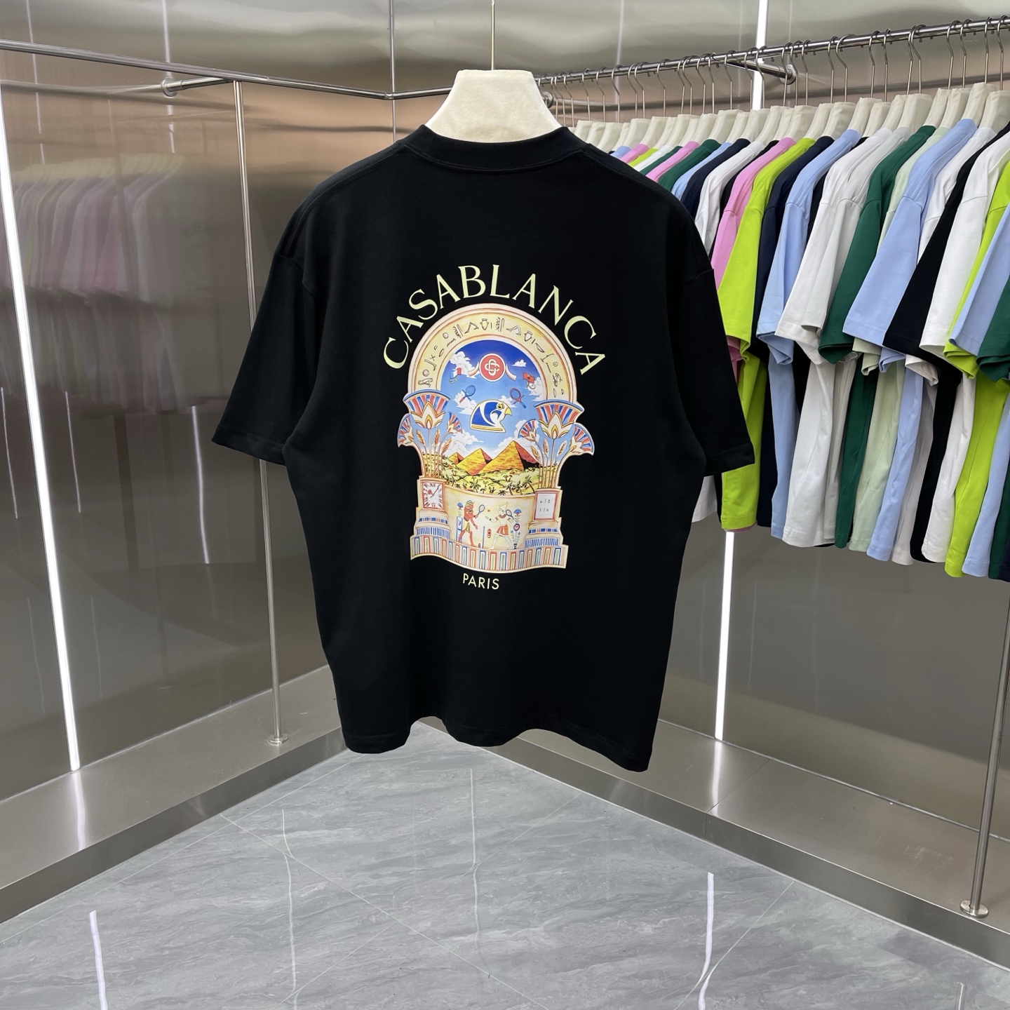 Cheap Casablanca T-shirts for Men in 210906, $30 USD- [IB210906] - Replica Casablanca T-shirts for Men