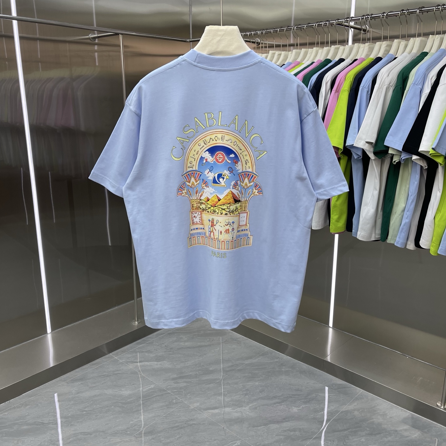 Cheap Casablanca T-shirts for Men in 210907, $30 USD- [IB210907] - Replica Casablanca T-shirts for Men