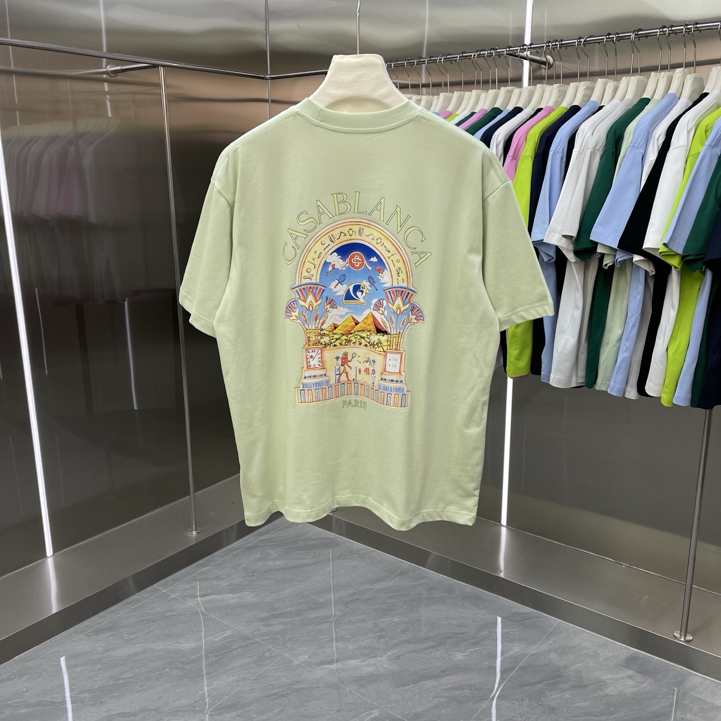 Cheap Casablanca T-shirts for Men in 210908, $30 USD- [IB210908] - Replica Casablanca T-shirts for Men