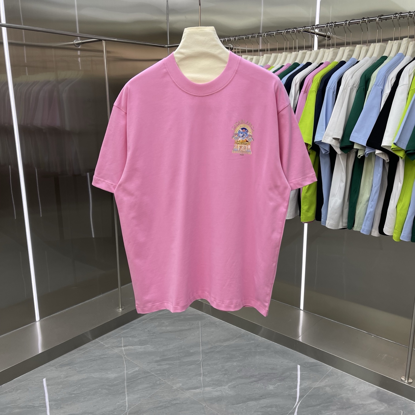 Cheap Casablanca T-shirts for Men in 210909, $30 USD- [IB210909] - Replica Casablanca T-shirts for Men