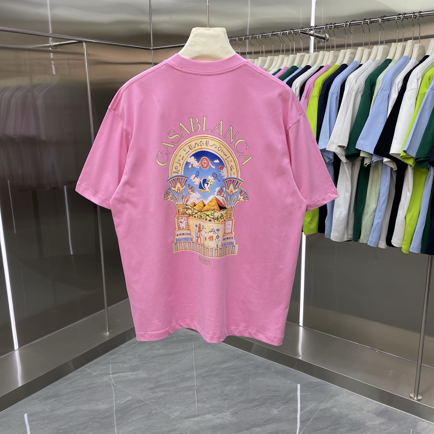 Cheap Casablanca T-shirts for Men in 210909, $30 USD- [IB210909] - Replica Casablanca T-shirts for Men