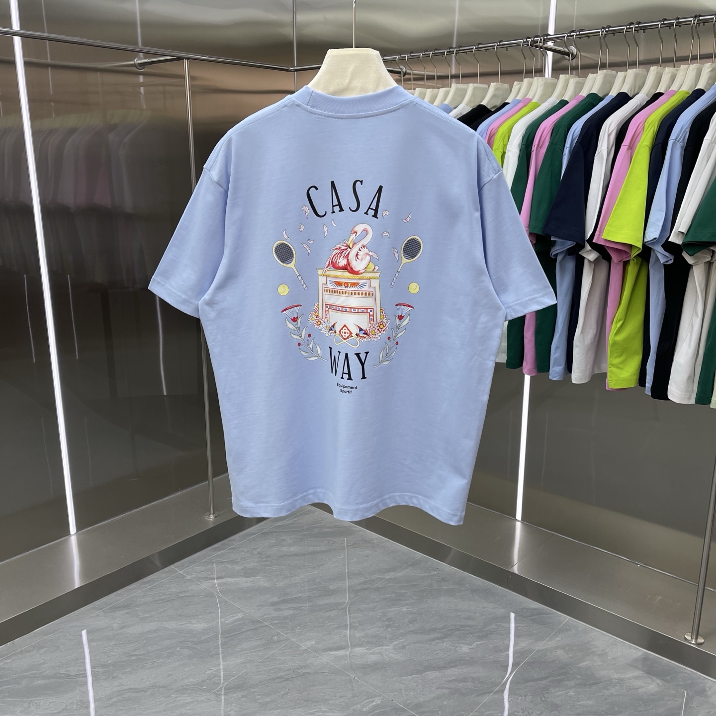 Cheap Casablanca T-shirts for Men in 210920, $30 USD- [IB210920] - Replica Casablanca T-shirts for Men