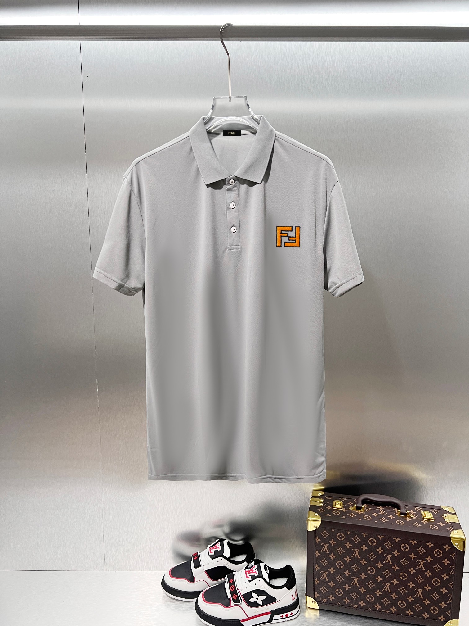 Cheap Fendi POLO T-Shirts for Men in 210963, $30 USD- [IB210963] - Replica Fendi POLO T-Shirts for Men