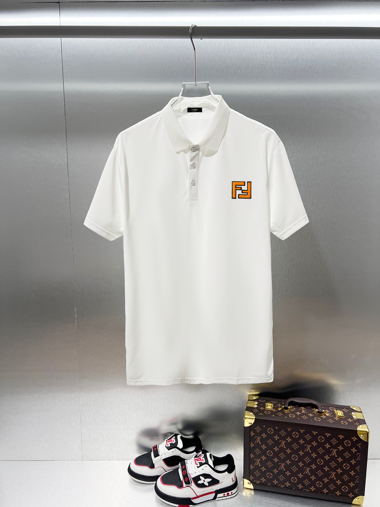Cheap Fendi POLO T-Shirts for Men in 210964, $30 USD- [IB210964] - Replica Fendi POLO T-Shirts for Men