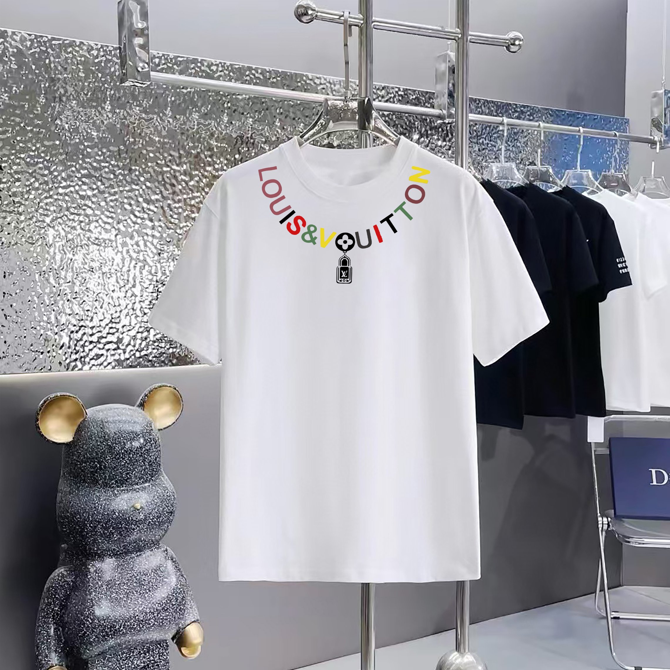 Cheap Louis Vuitton T-Shirts for Men in 211027, $30 USD- [IB211027] - Replica Louis Vuitton T-Shirts for Men