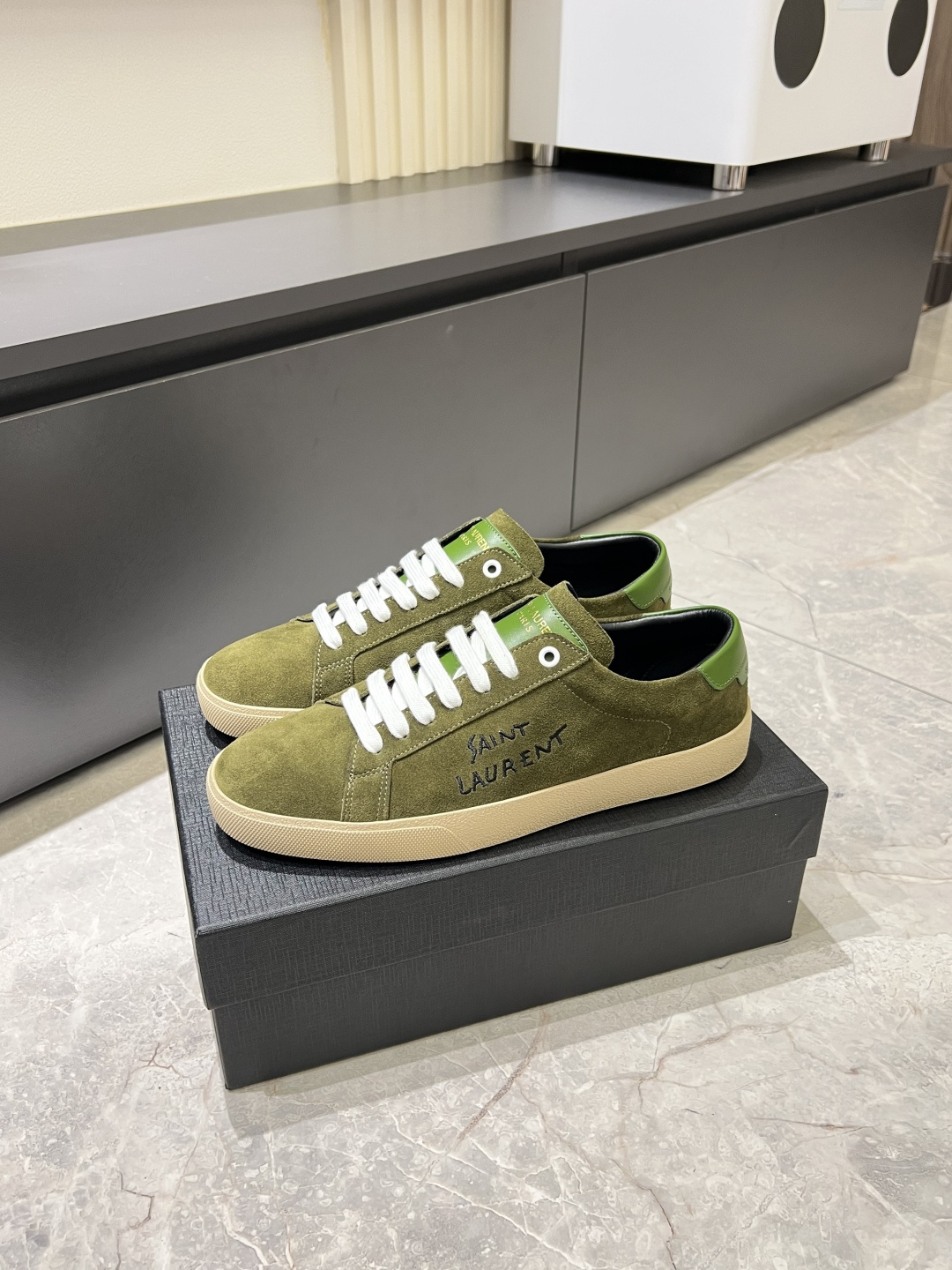 Cheap Saint Laurent Shoes for Men in 211136, $80 USD- [IB211136] - Replica Saint Laurent Shoes for Men