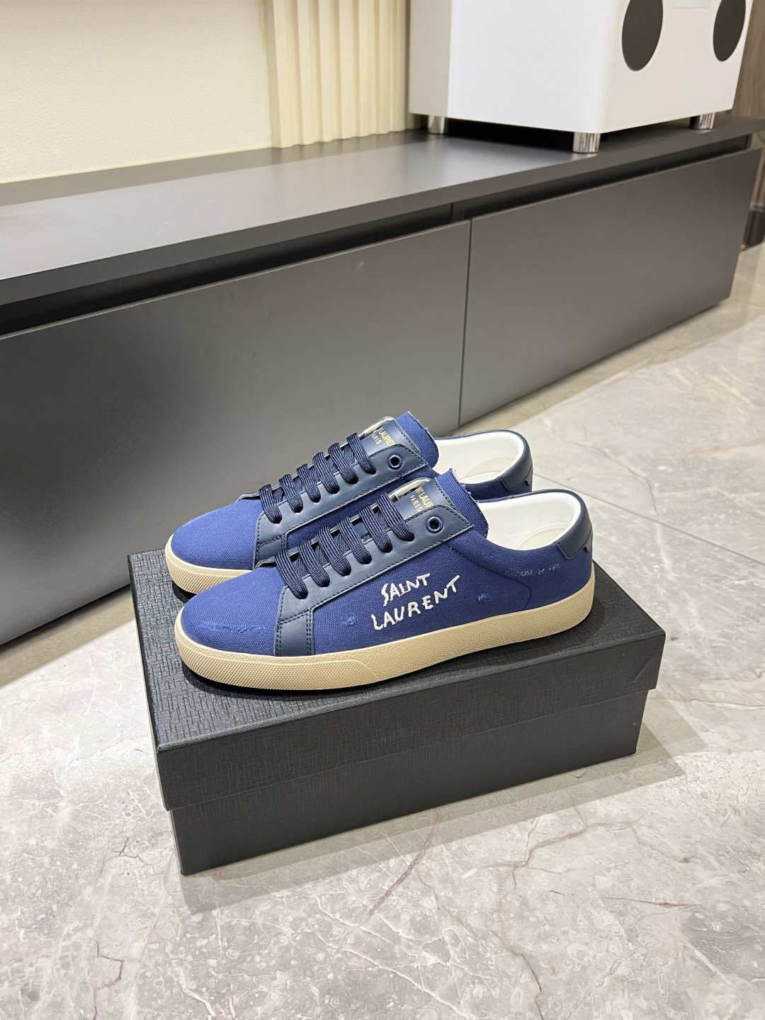 Cheap Saint Laurent Shoes for Men in 211140, $80 USD- [IB211140] - Replica Saint Laurent Shoes for Men