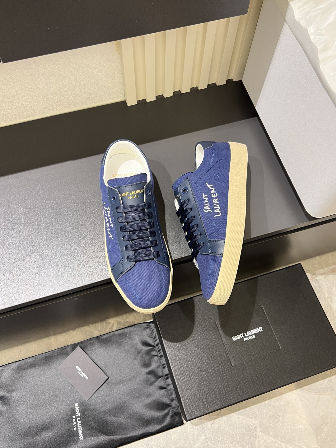 Cheap Saint Laurent Shoes for Men in 211140, $80 USD- [IB211140] - Replica Saint Laurent Shoes for Men