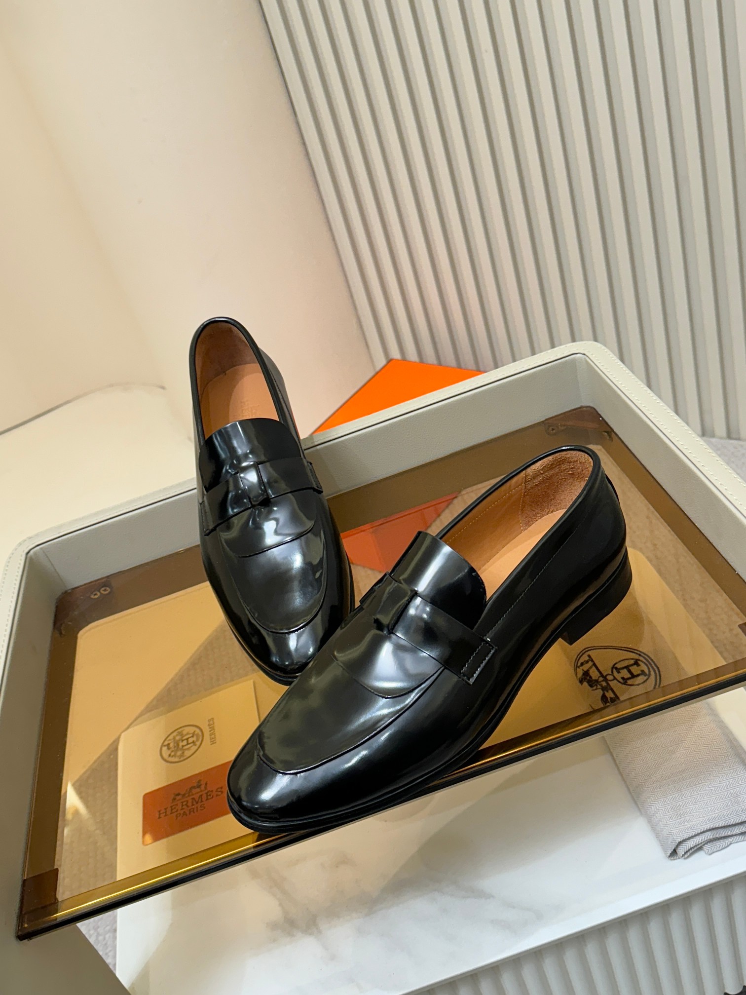 Cheap Hermes Loafers and Drivers For Men in 211146, $80 USD- [IB211146] - Replica Hermes Loafers and Drivers For Men