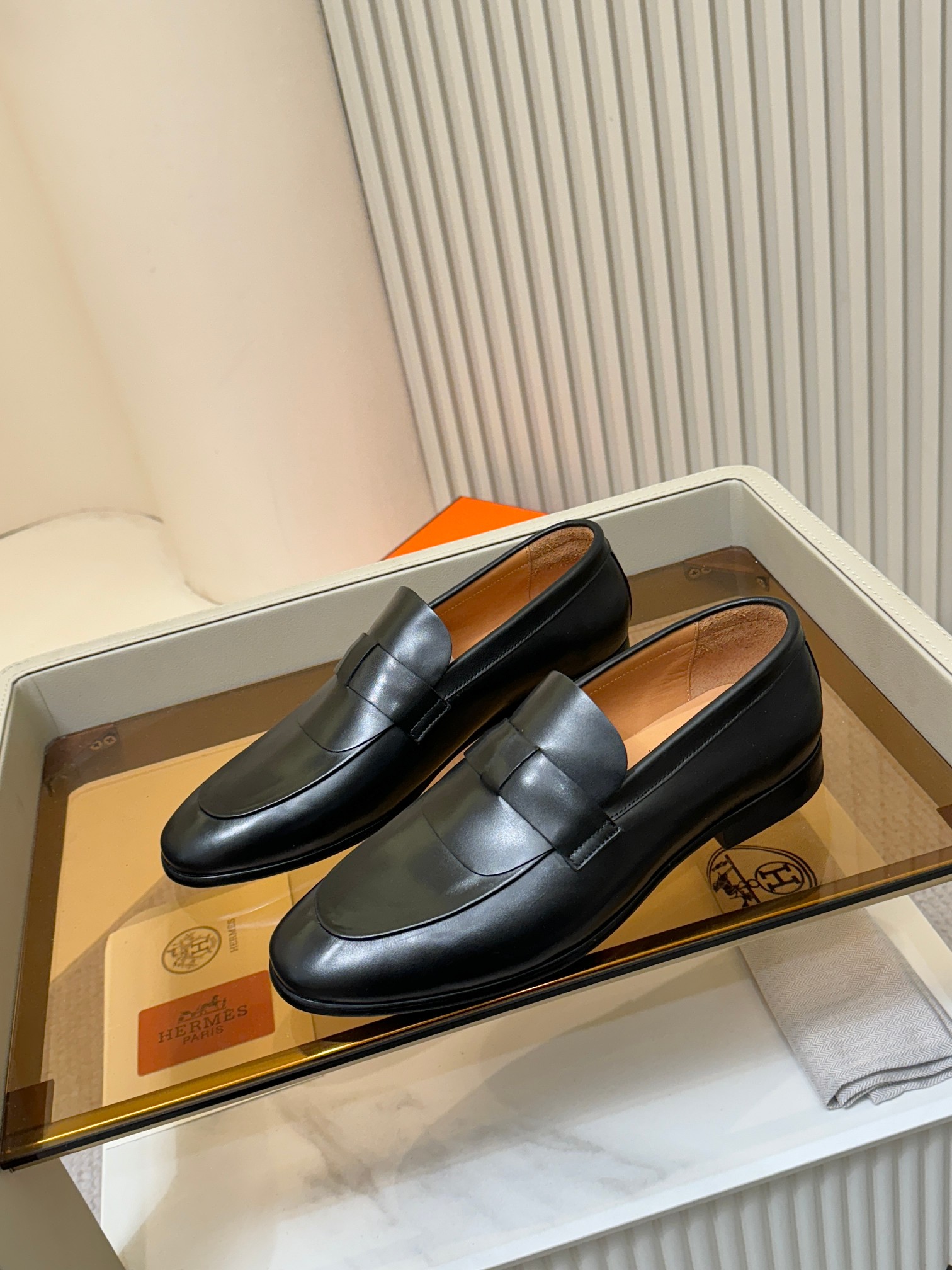 Cheap Hermes Loafers and Drivers For Men in 211148, $80 USD- [IB211148] - Replica Hermes Loafers and Drivers For Men