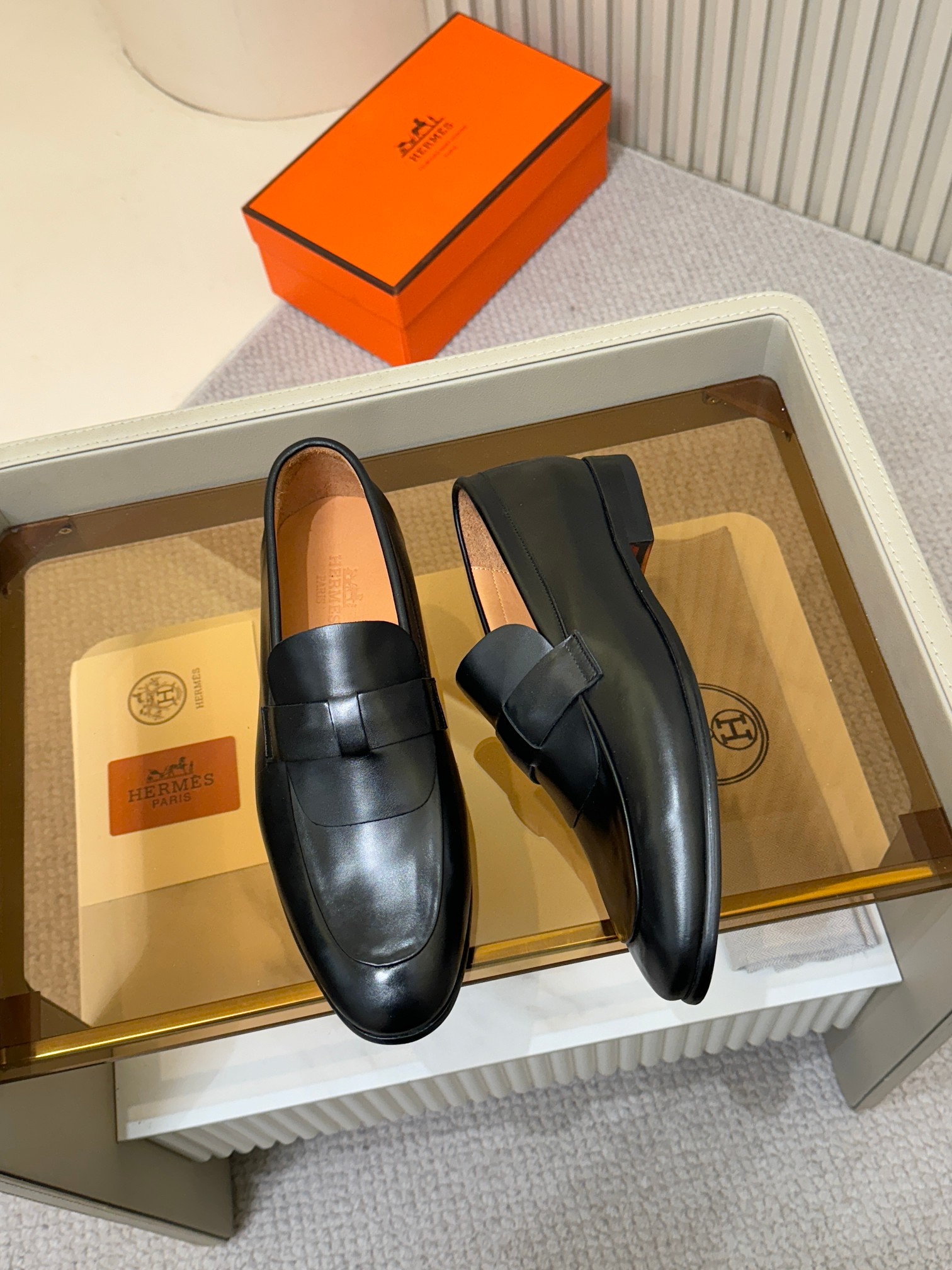 Cheap Hermes Loafers and Drivers For Men in 211148, $80 USD- [IB211148] - Replica Hermes Loafers and Drivers For Men