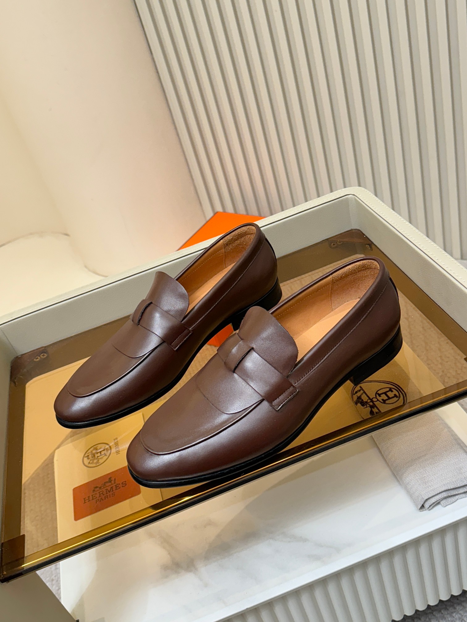 Cheap Hermes Loafers and Drivers For Men in 211149, $80 USD- [IB211149] - Replica Hermes Loafers and Drivers For Men