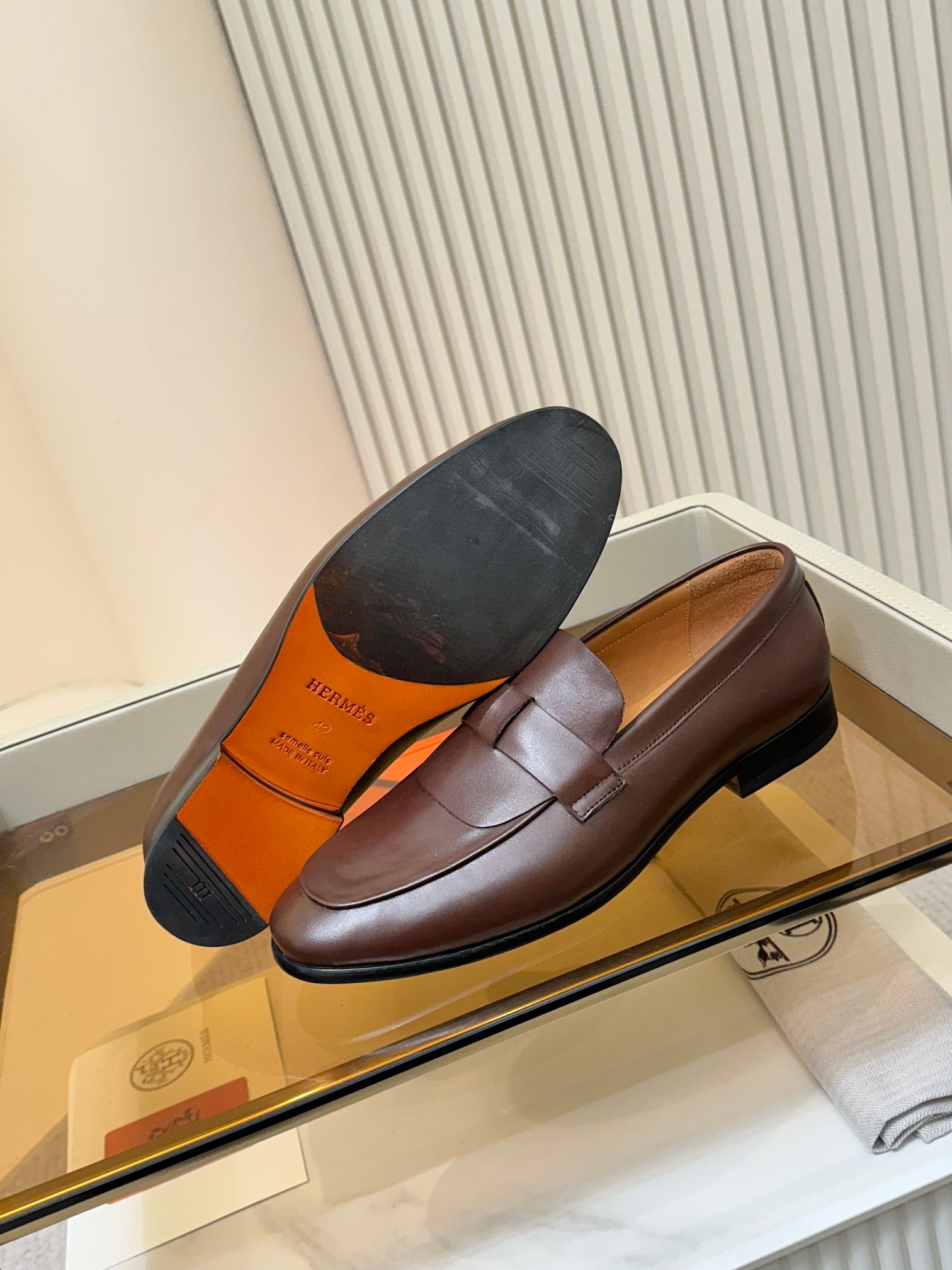 Cheap Hermes Loafers and Drivers For Men in 211149, $80 USD- [IB211149] - Replica Hermes Loafers and Drivers For Men