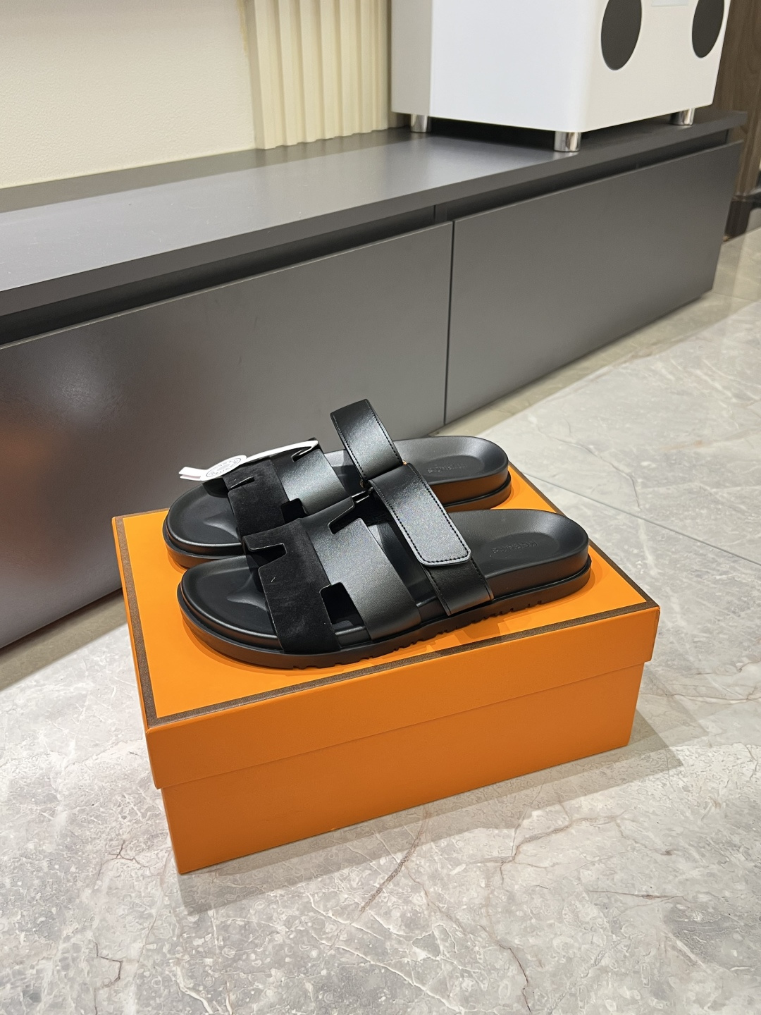 Cheap Hermes Slippers For Men in 211163, $40 USD- [IB211163] - Replica Hermes Slippers For Men