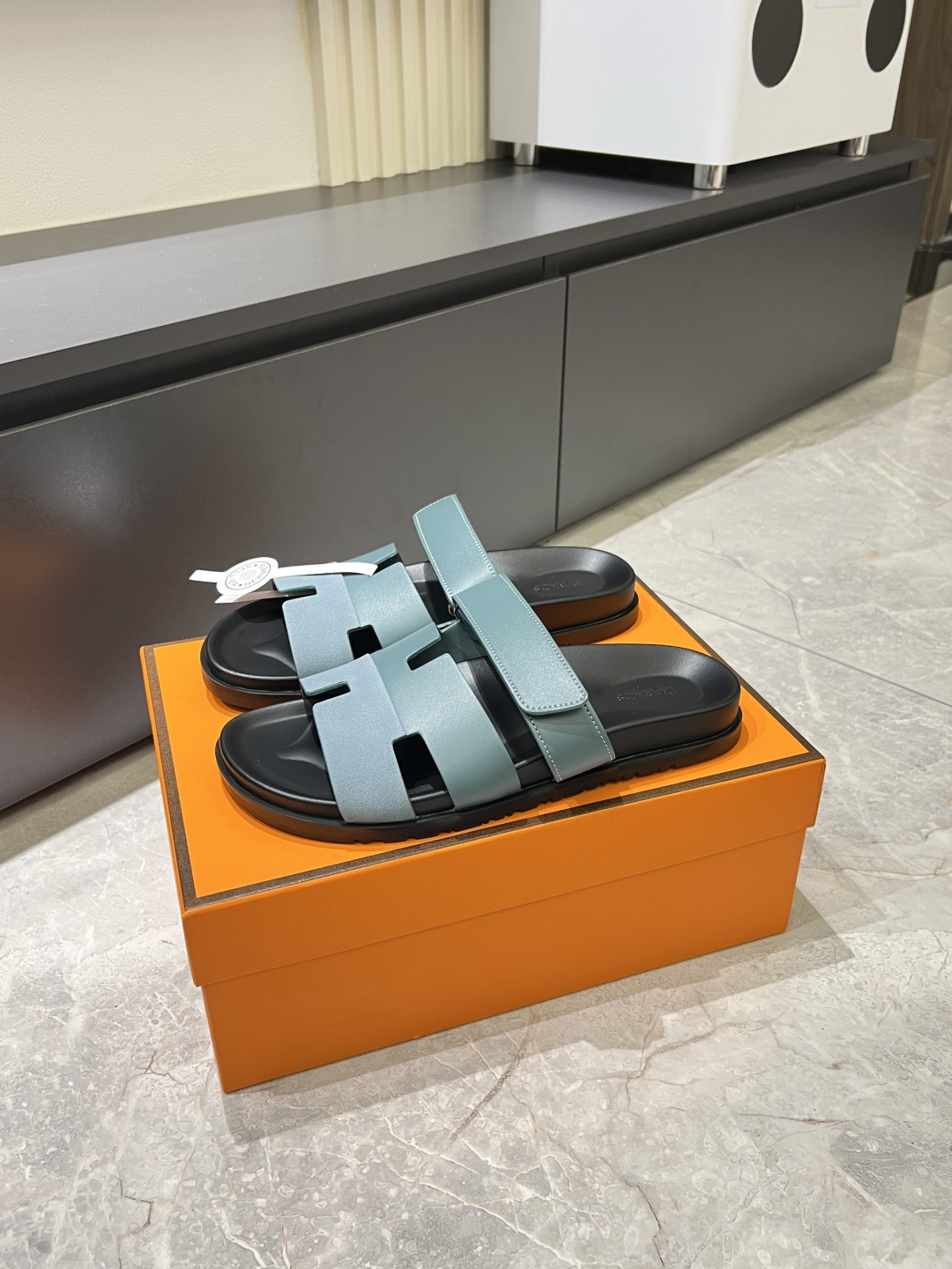 Cheap Hermes Slippers For Men in 211165, $40 USD- [IB211165] - Replica Hermes Slippers For Men