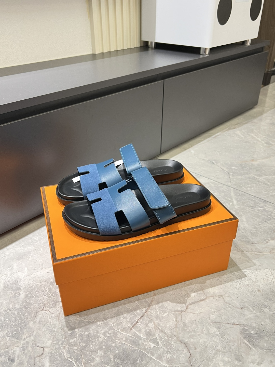 Cheap Hermes Slippers For Men in 211167, $40 USD- [IB211167] - Replica Hermes Slippers For Men