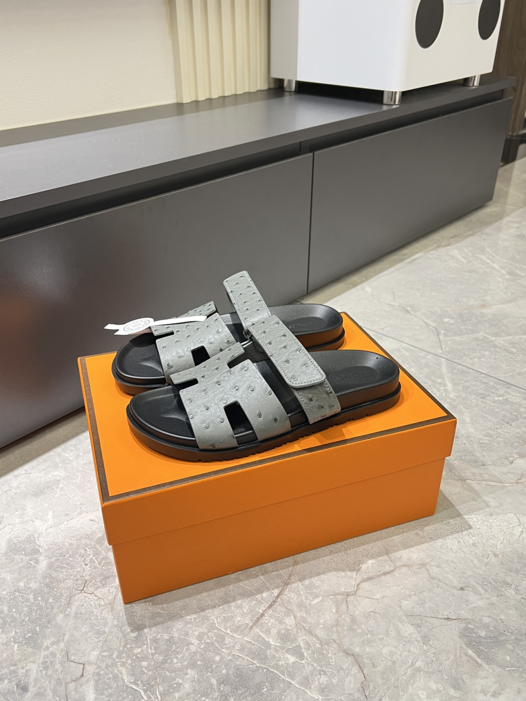 Cheap Hermes Slippers For Men in 211172, $40 USD- [IB211172] - Replica Hermes Slippers For Men