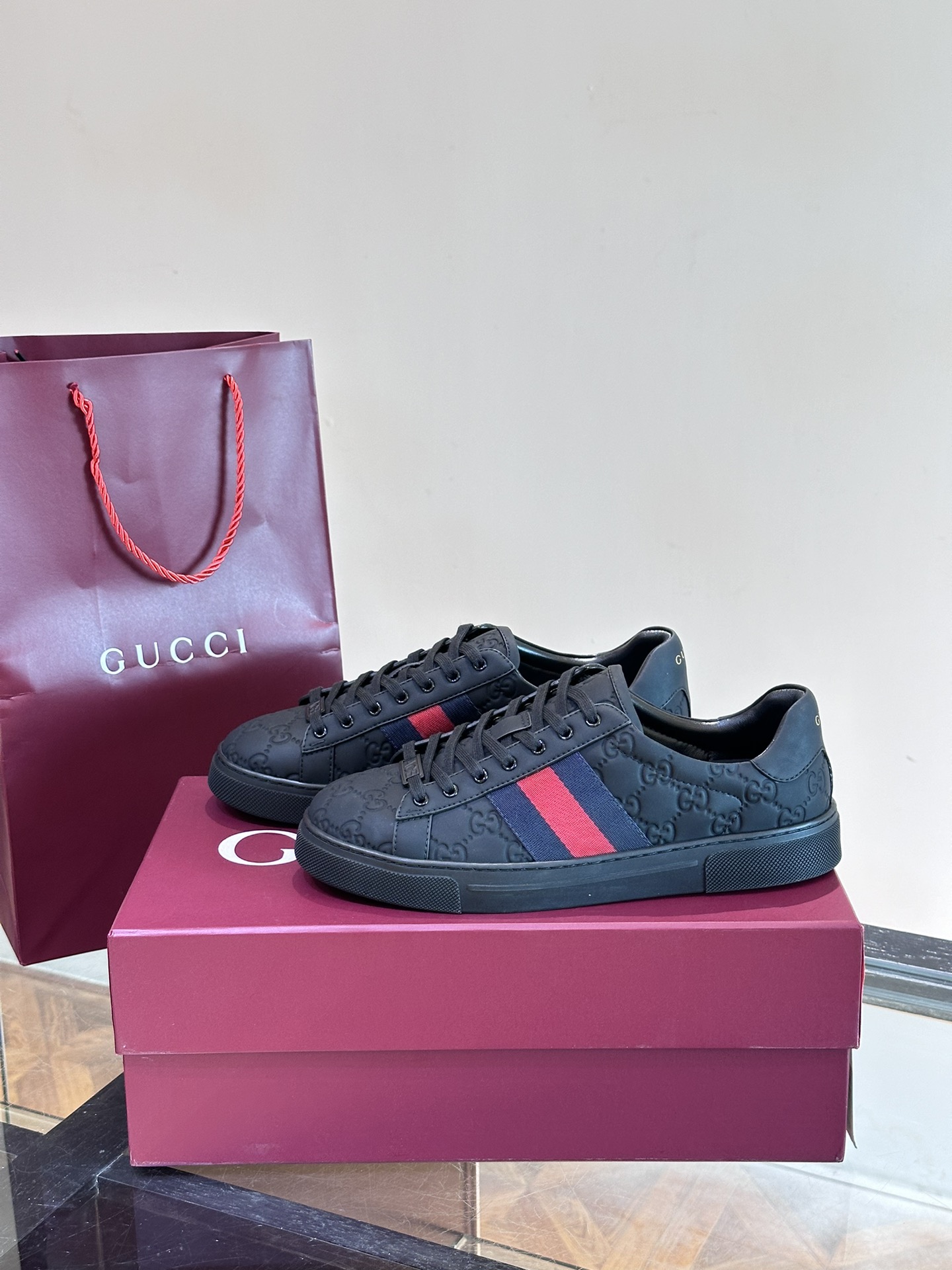 Cheap Gucci Casual Shoes For Men in 211226, $55 USD- [IB211226] - Replica Gucci Casual Shoes For Men