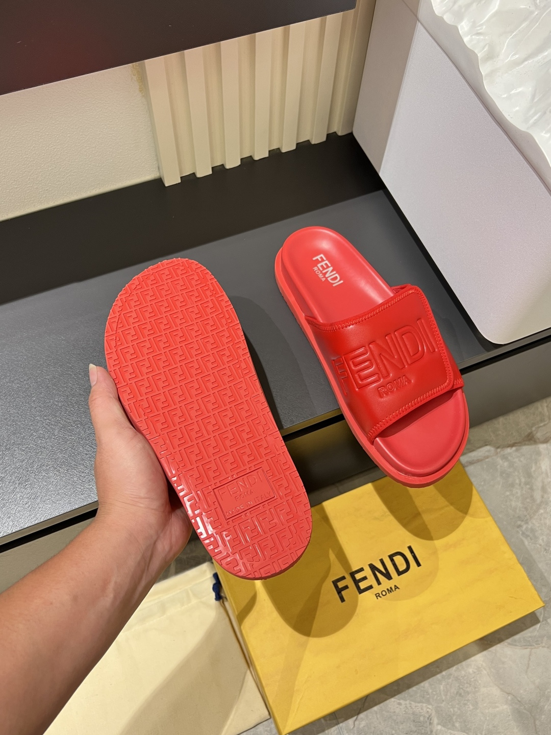 Cheap Fendi Slippers And Sandals For Men in 211246, $45 USD- [IB211246] - Replica Fendi Slippers And Sandals For Men