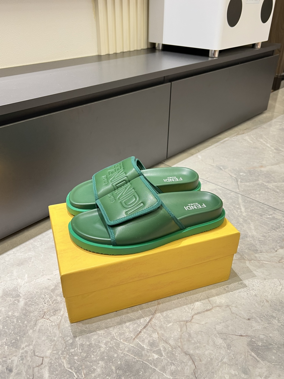 Cheap Fendi Slippers And Sandals For Men in 211249, $45 USD- [IB211249] - Replica Fendi Slippers And Sandals For Men