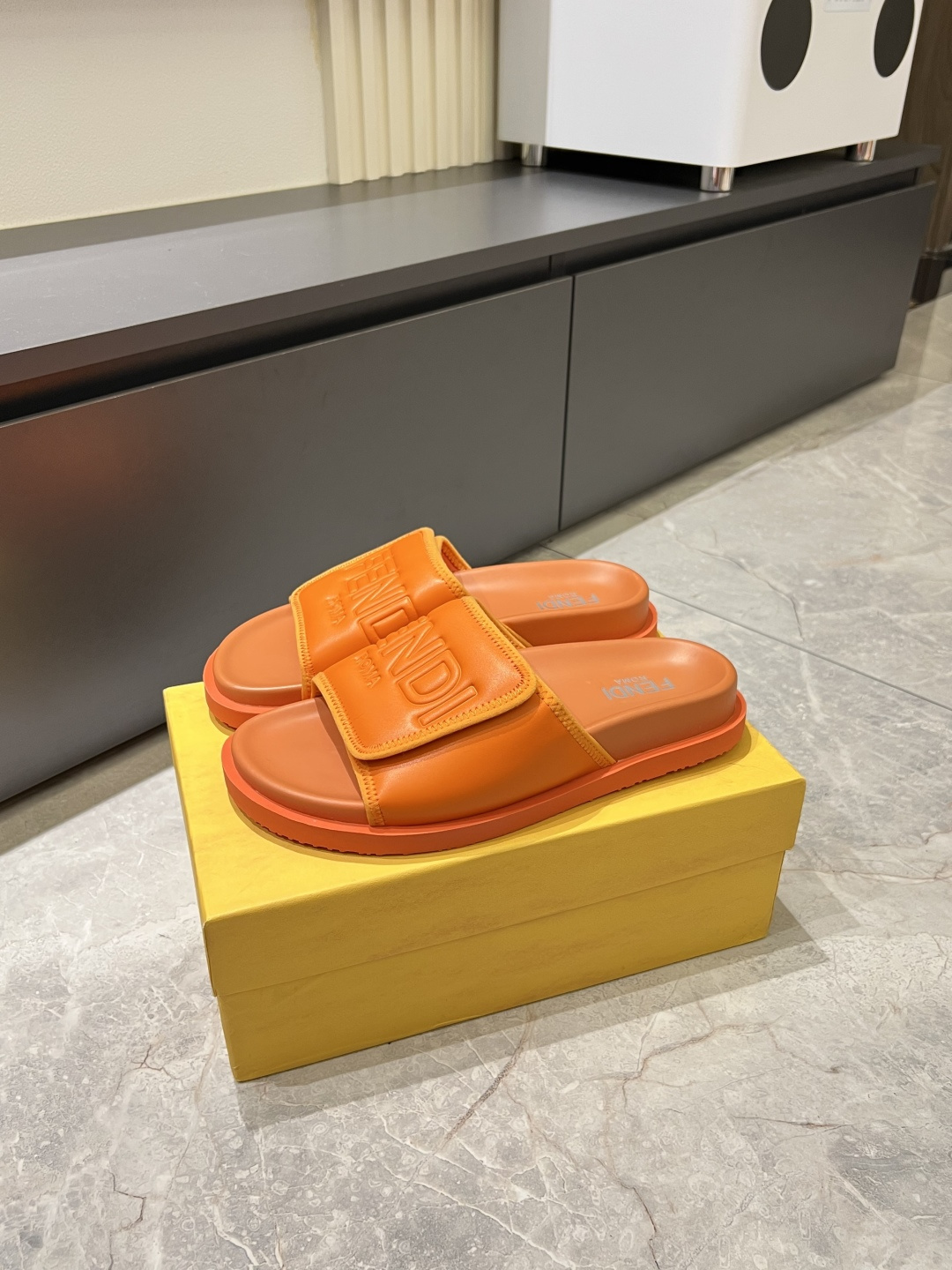 Cheap Fendi Slippers And Sandals For Men in 211252, $45 USD- [IB211252] - Replica Fendi Slippers And Sandals For Men