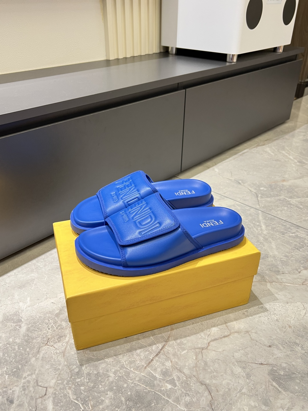 Cheap Fendi Slippers And Sandals For Men in 211253, $45 USD- [IB211253] - Replica Fendi Slippers And Sandals For Men