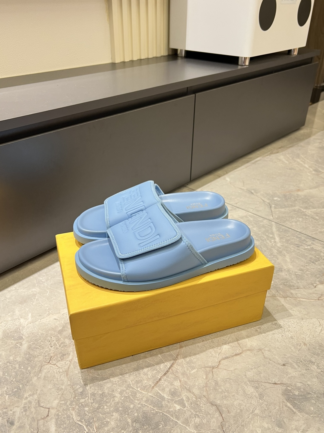 Cheap Fendi Slippers And Sandals For Men in 211254, $45 USD- [IB211254] - Replica Fendi Slippers And Sandals For Men